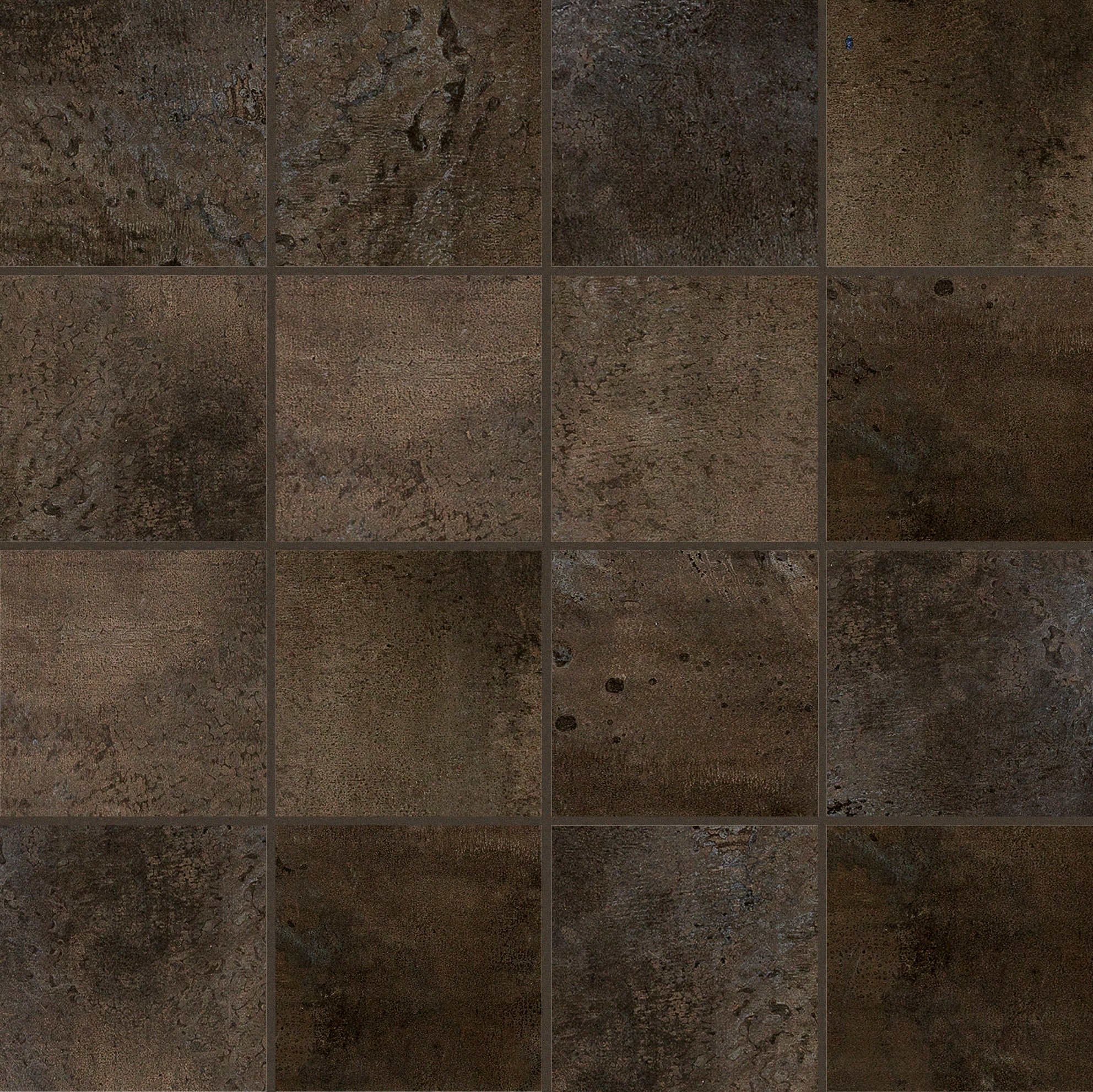 Aged Bronze Mosaico magnum 7,5x7,5 30x30 матовая 6 мм