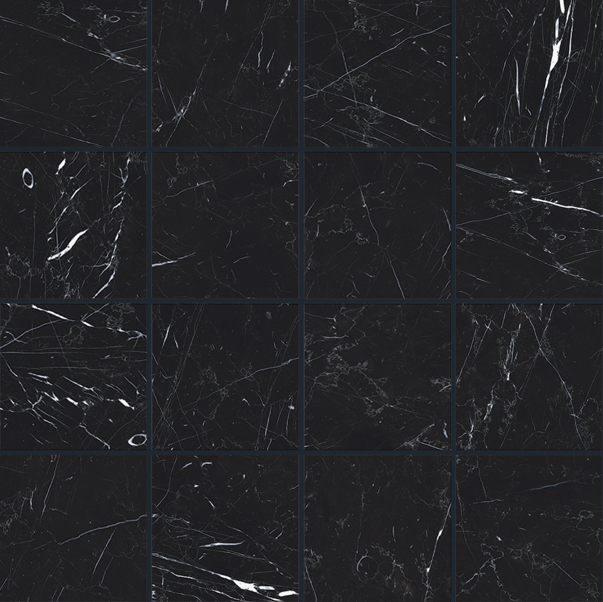 Marquinia Mosaico magnum 7,5x7,5 30x30 глянцевая 6 мм
