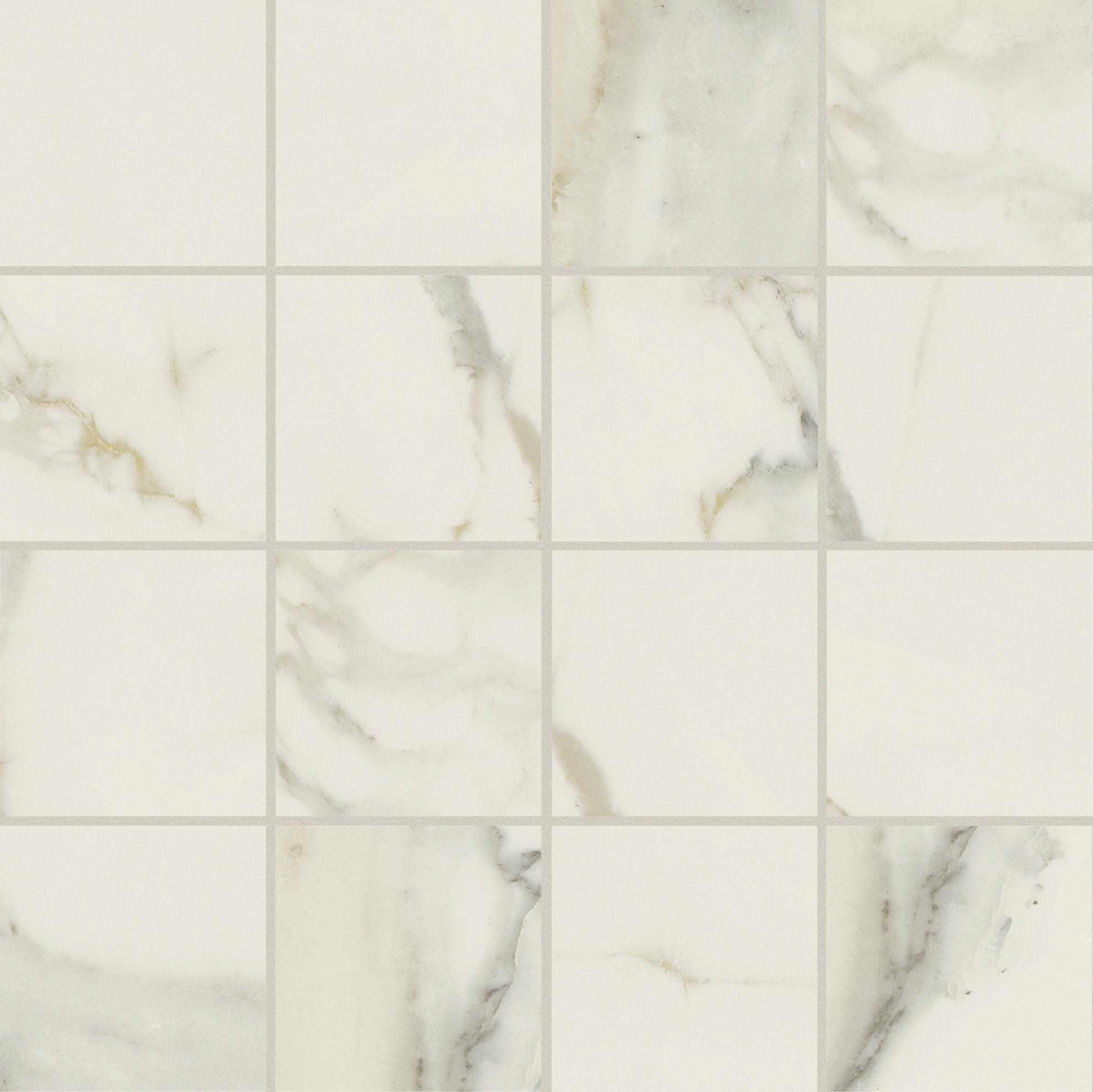 Calacatta Gold Mosaico magnum 7,5x7,5 30x30 матовая 6 мм