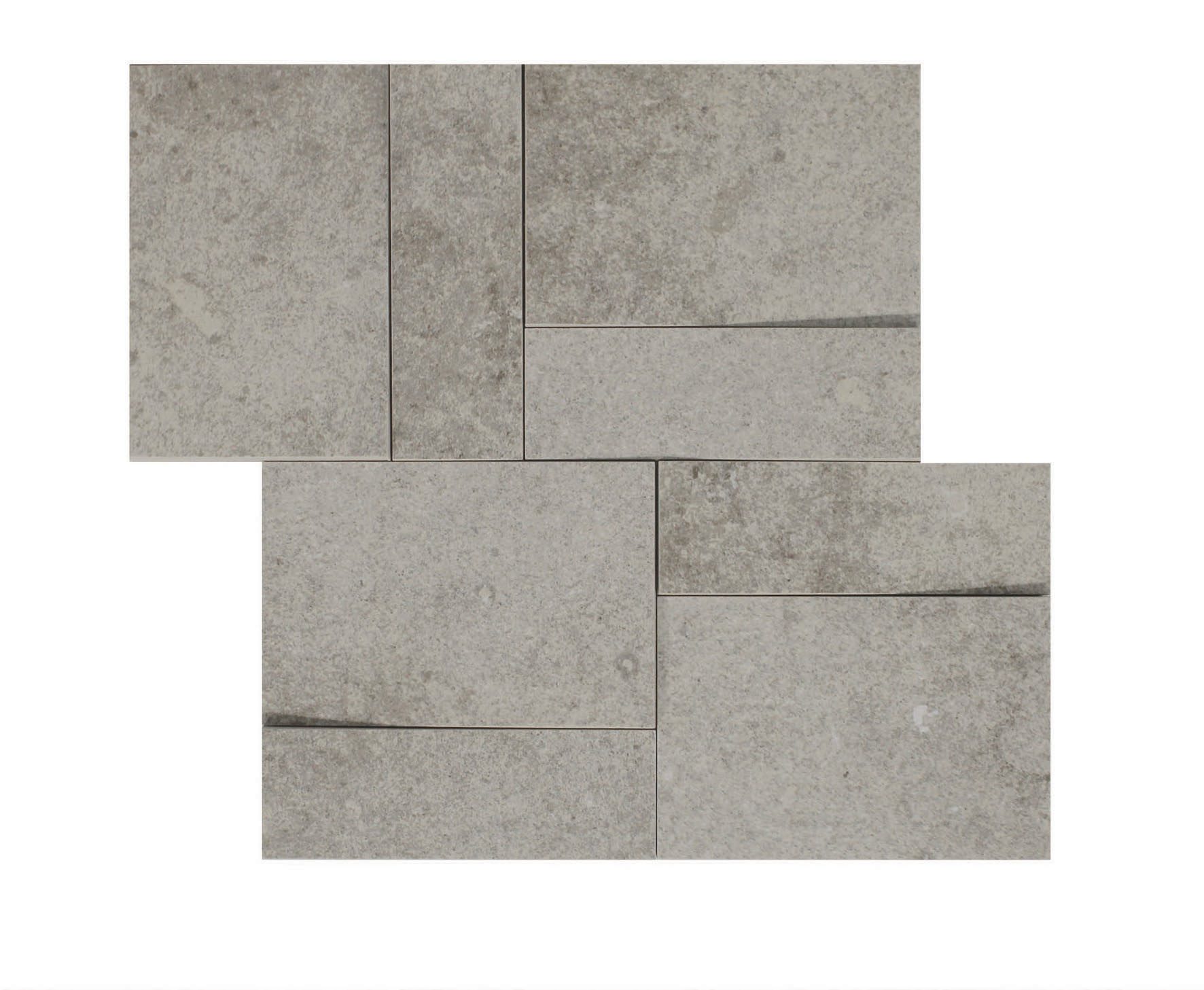 La Roche Grey Modulo muretto 3D inclinato 30x30 матовая 9 мм