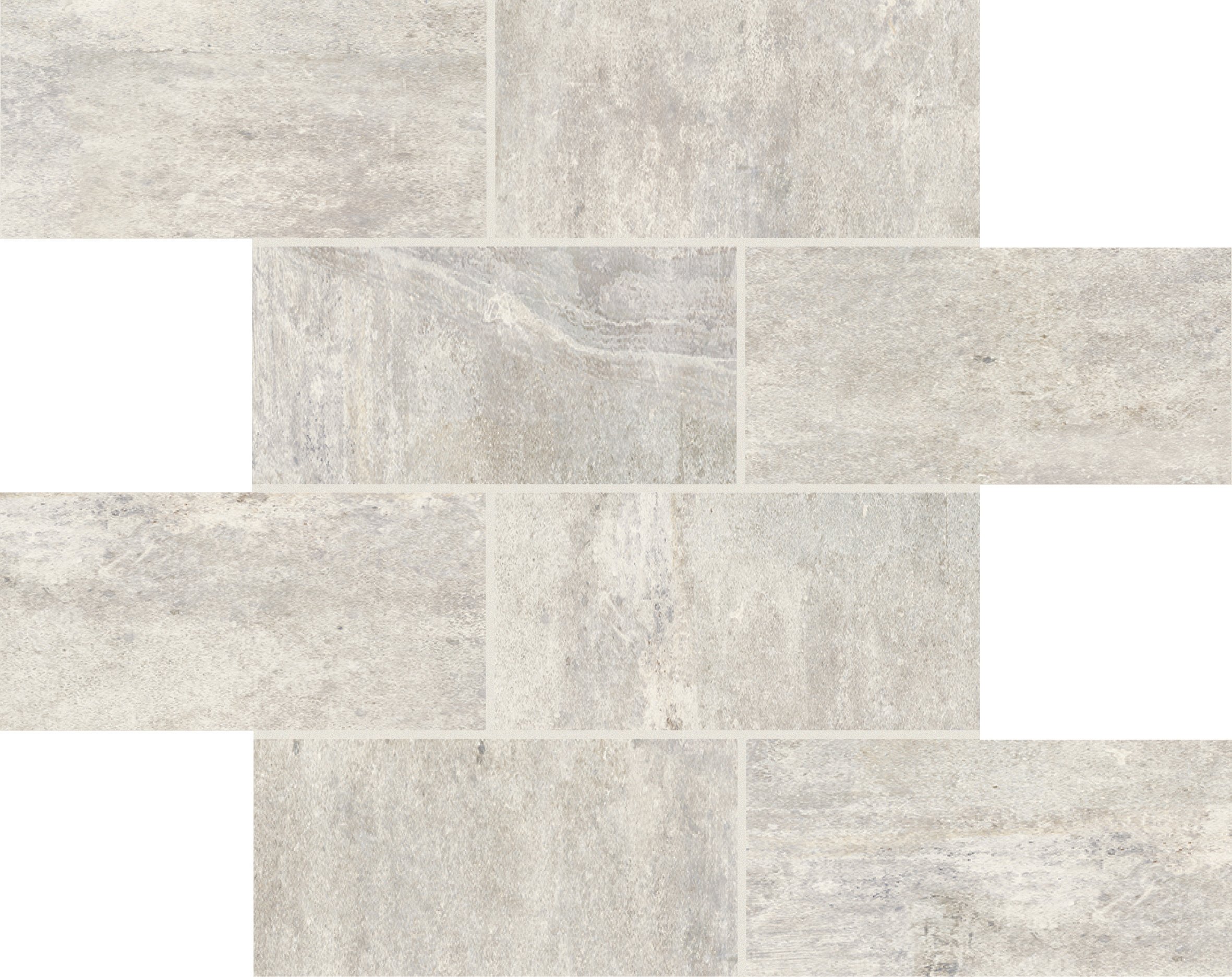 La Roche Blanc Módulo murete desplazado Magnum 7,5x15 30x30 матовая 6 мм