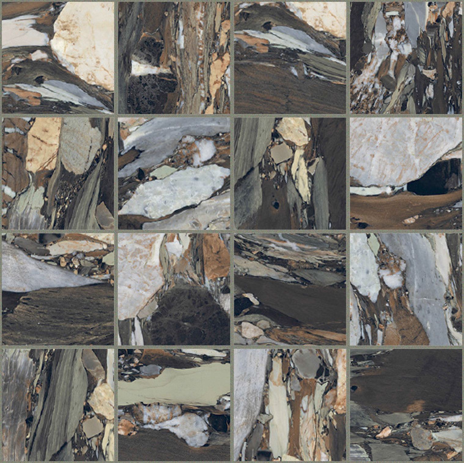 Les Quatre Saisons Mosaico magnum 7,5x7,5 30x30 глянцевая 6 мм