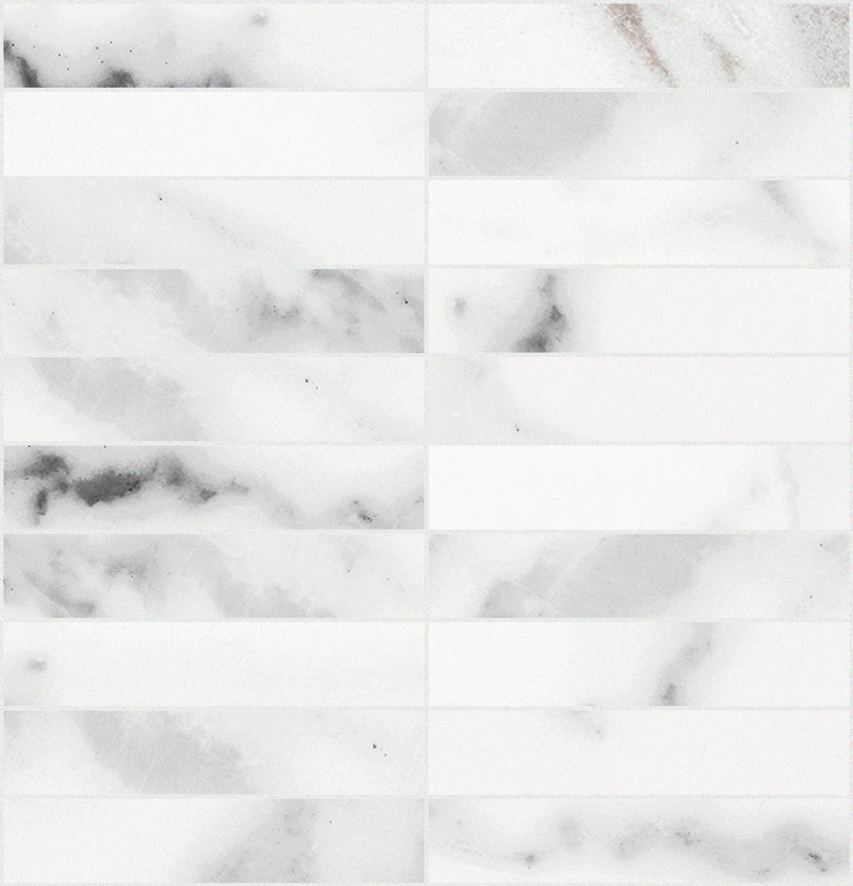 Origines Blanc Mosaico 3x15 30x30 матовая 9 мм