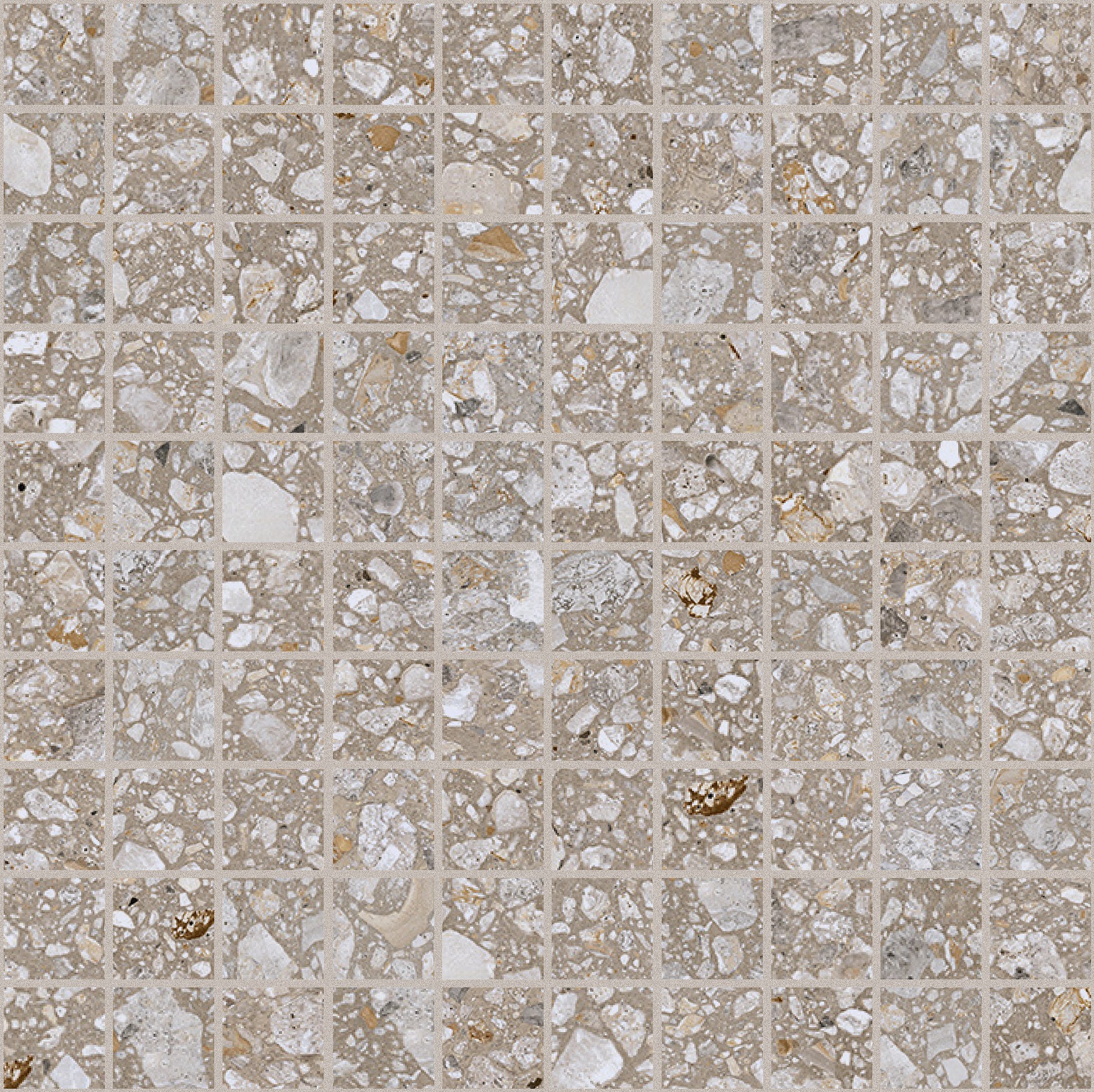 Earl Grey Mix Mosaico 3x3 30x30 матовая 9 мм