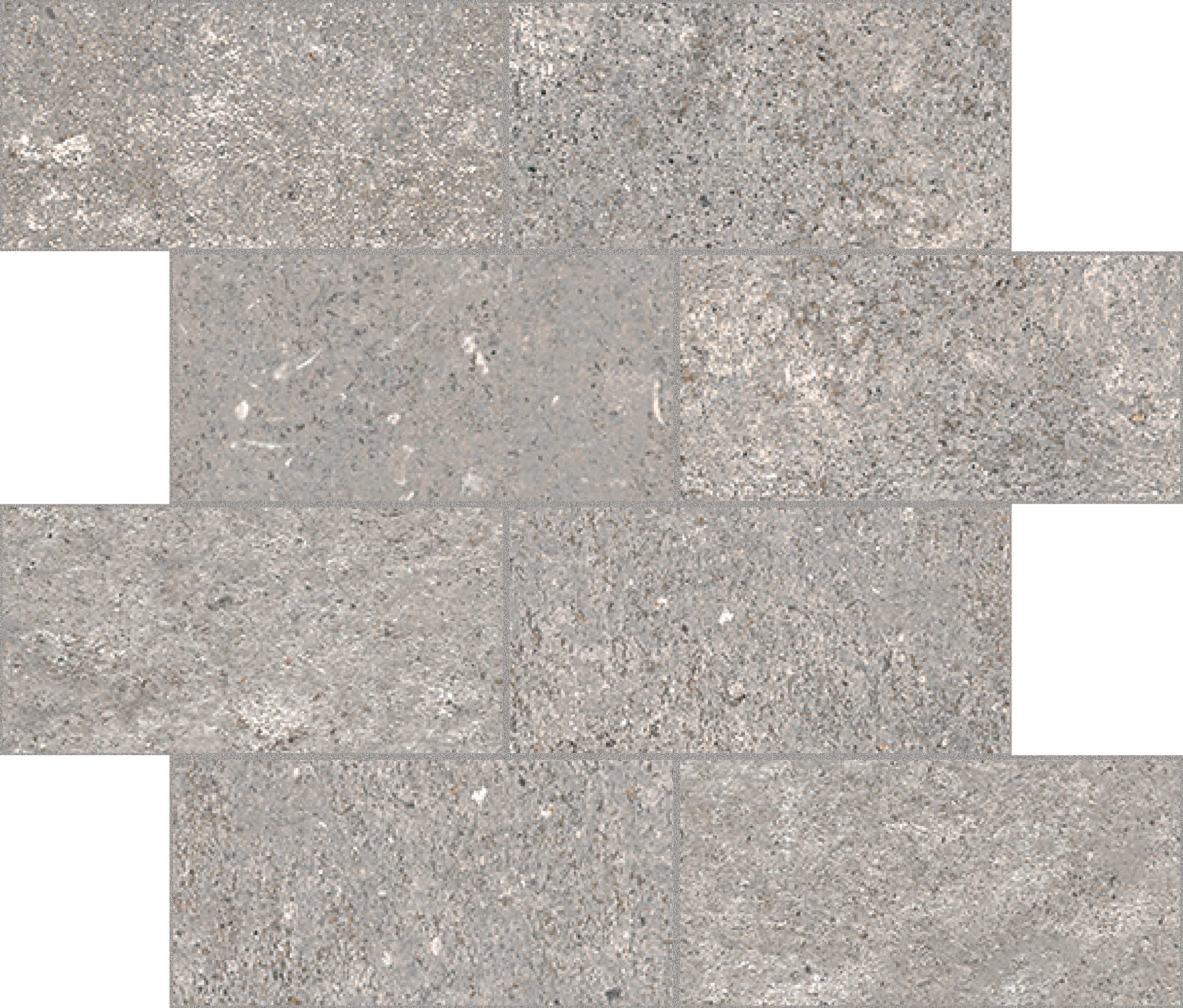 Earl Grey Módulo murete desplazado Magnum 7,5x15 30x30 матовая 6 мм