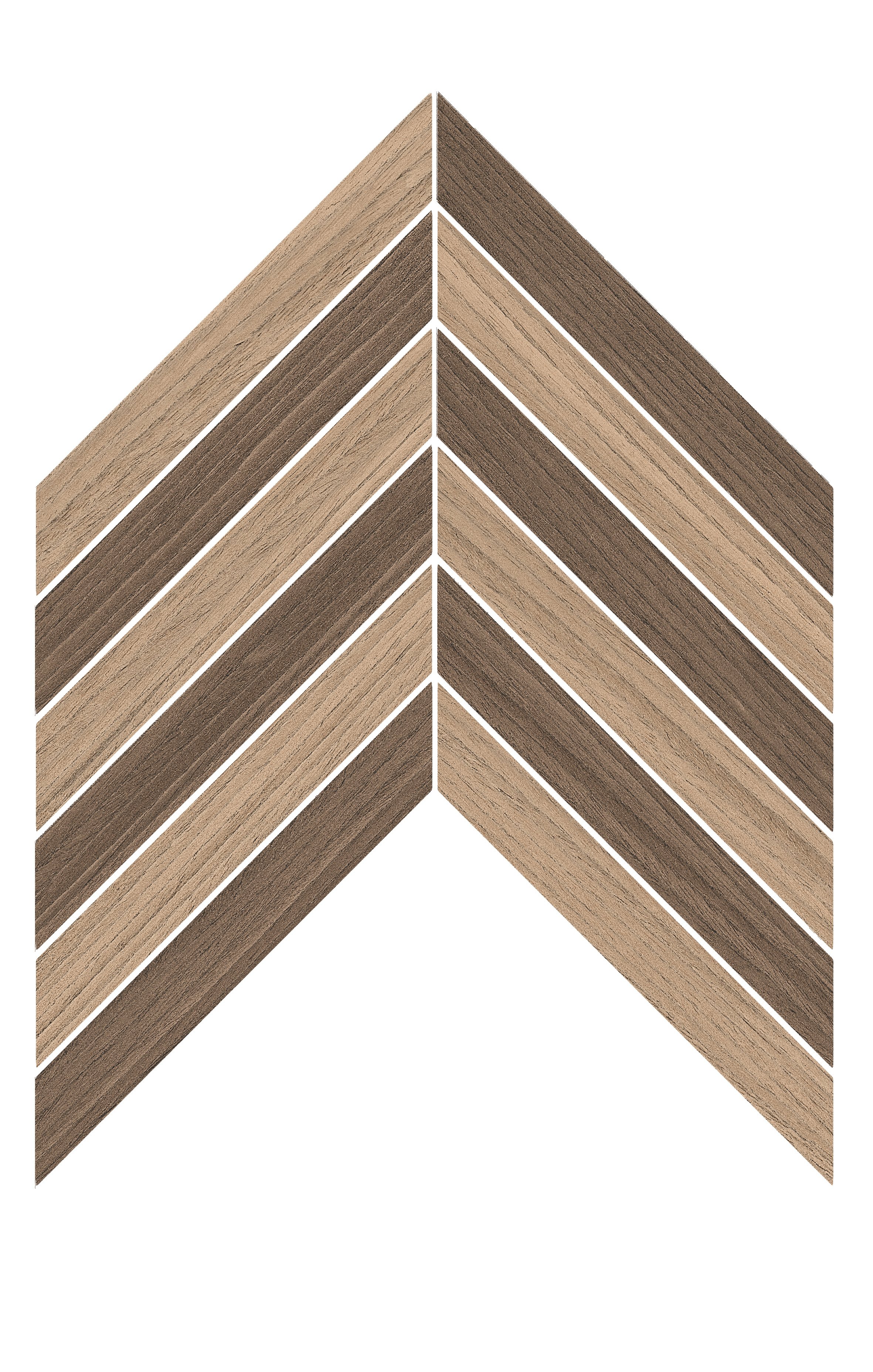 Mix French herringbone 32,5x45,6 матовая 6 мм