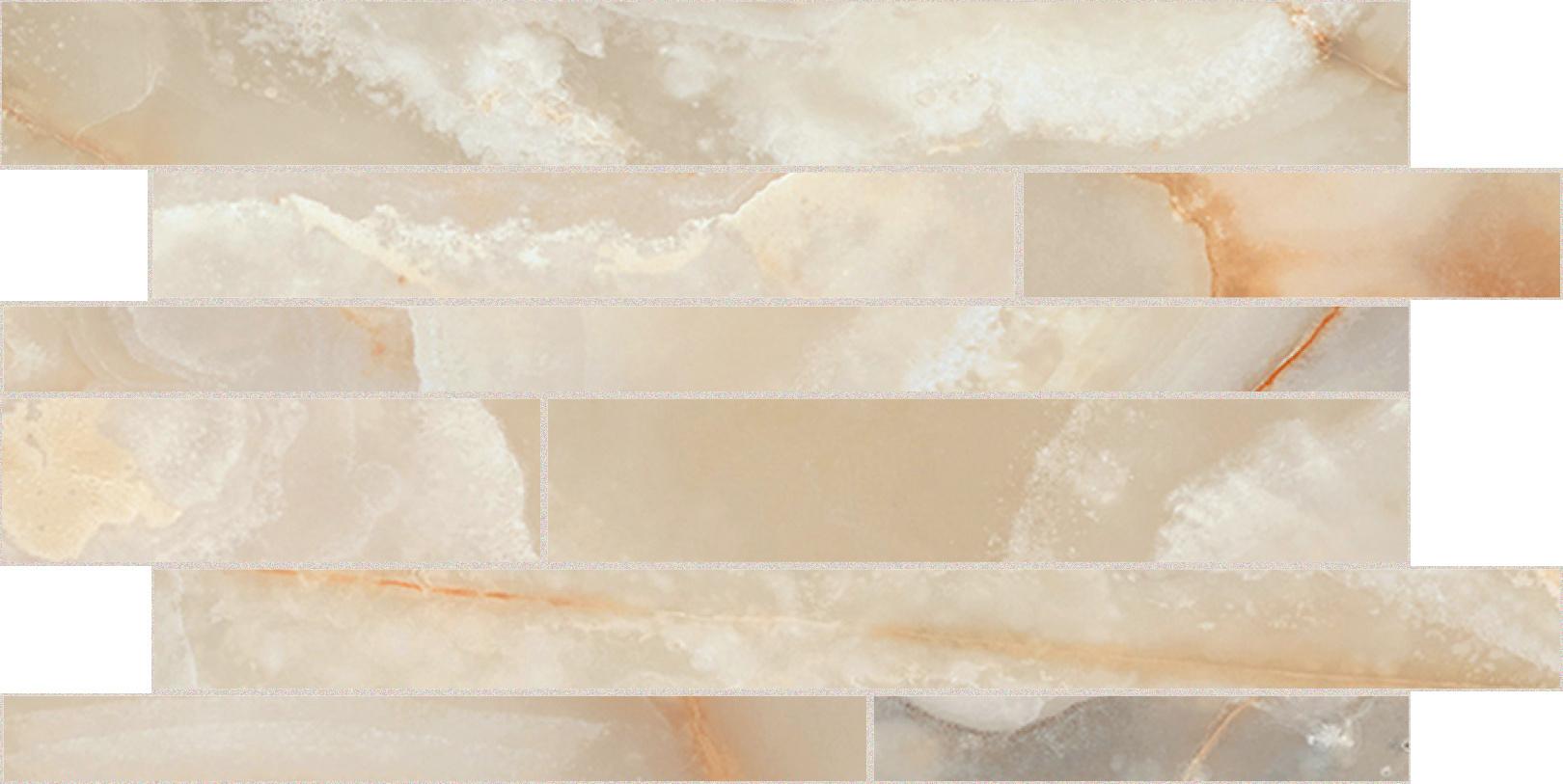 Golden Onyx Modulo listello sfalsato 30x60 глянцевая 9 мм