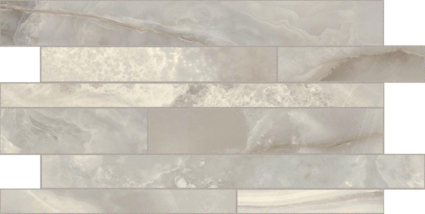 Silver Onyx Modulo listello sfalsato 30x60 сатинированная 9 мм