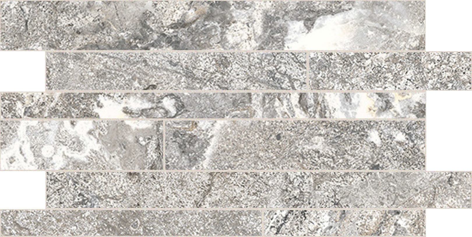 White Porphyry Modulo listello sfalsato 30x60 матовая 9 мм
