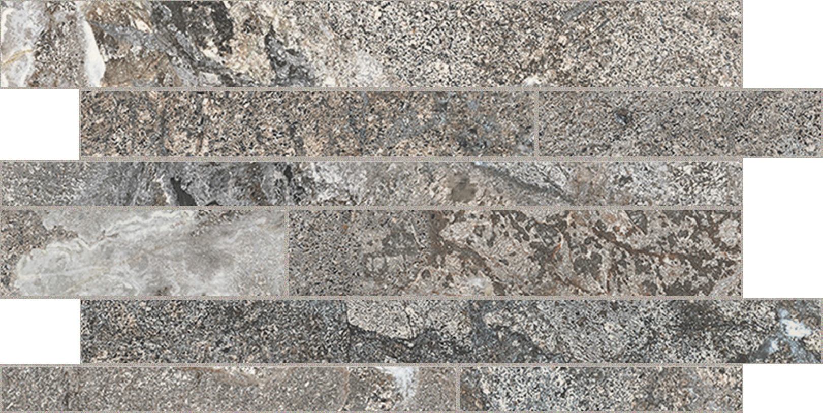 Silver Porphyry Modulo listello sfalsato 30x60 матовая 9 мм