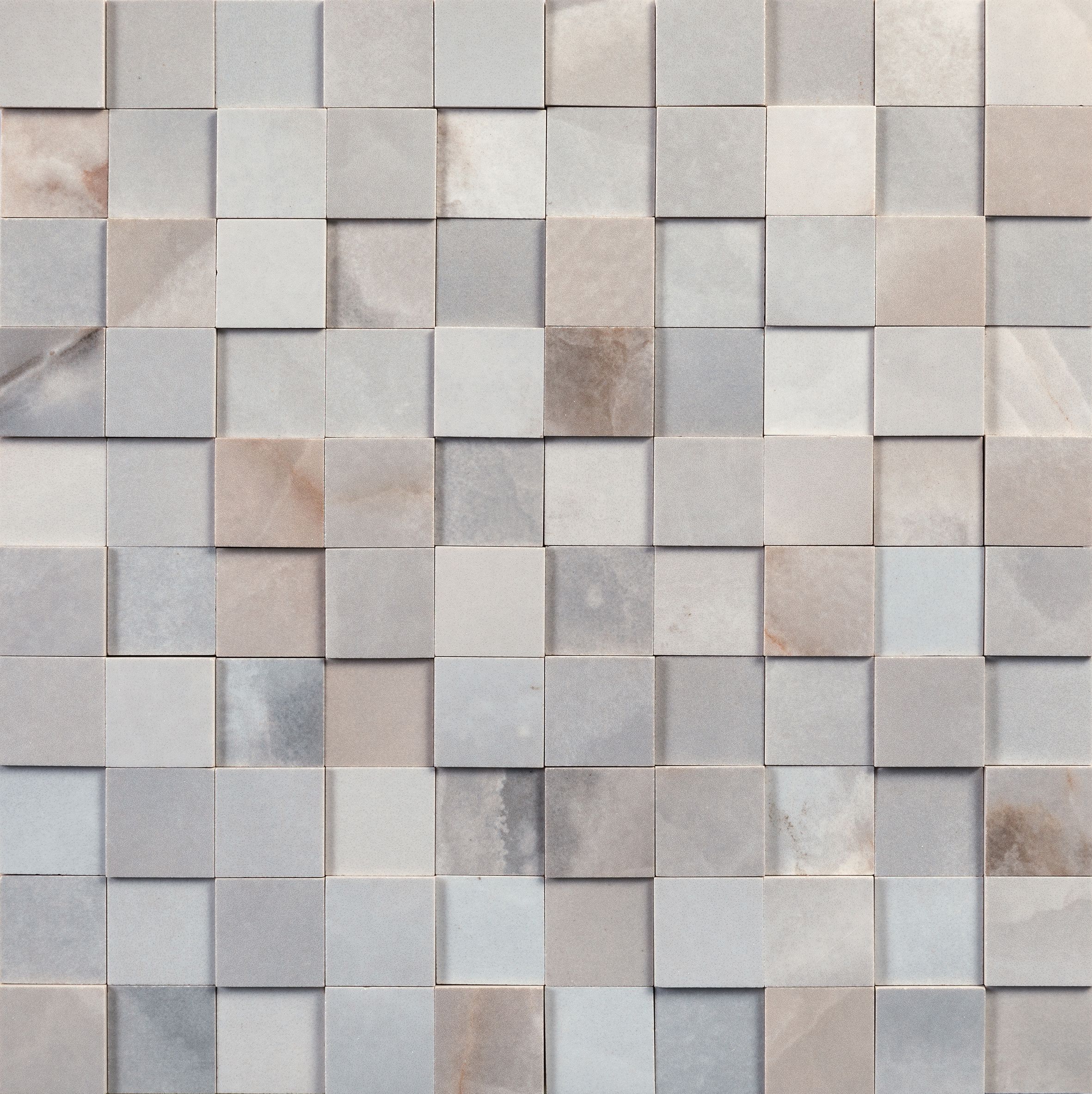 Rêve Bleu Mosaico mix 3d 3x3 30x30 9 мм