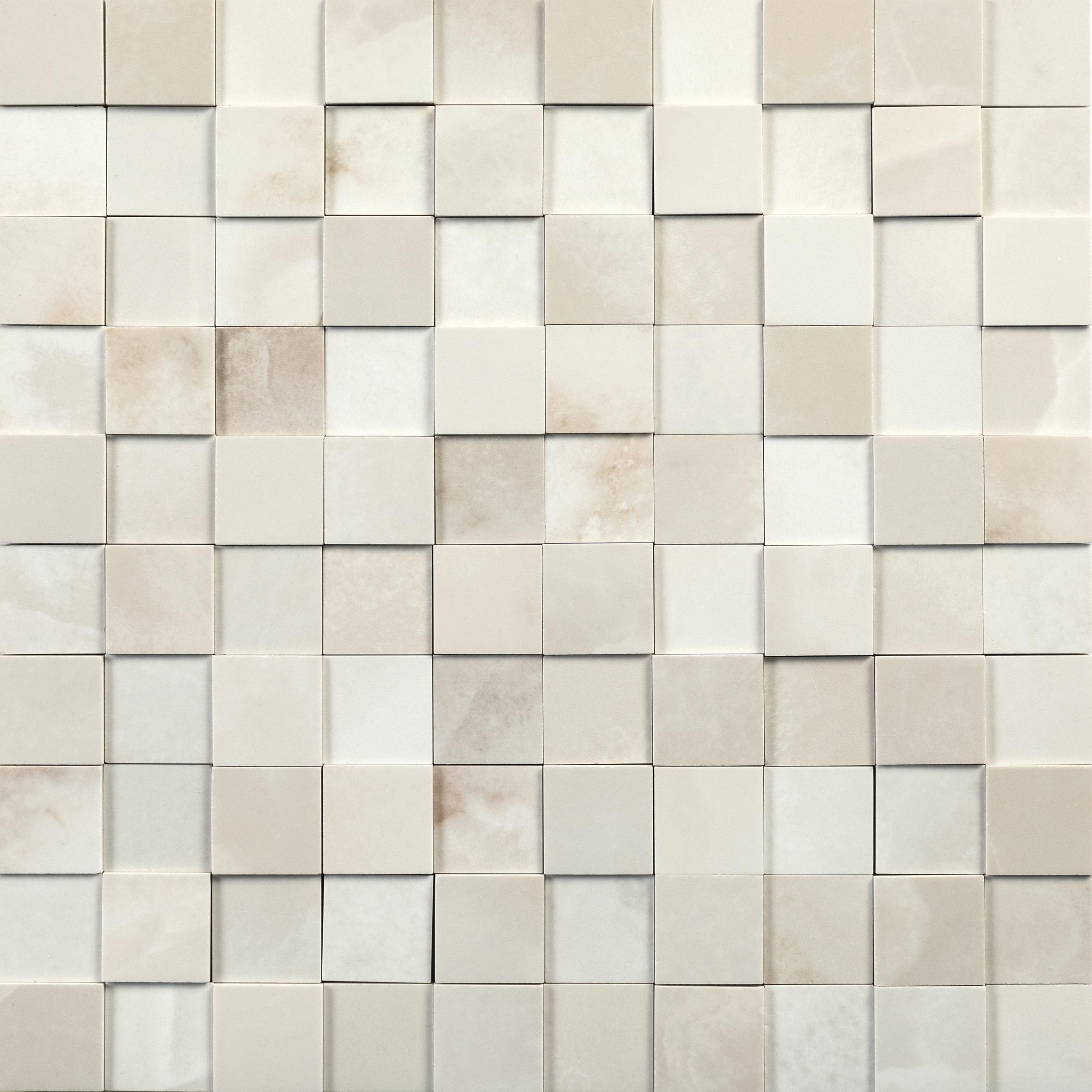 Rêve Perle Mosaico mix 3d 3x3 30x30 9 мм
