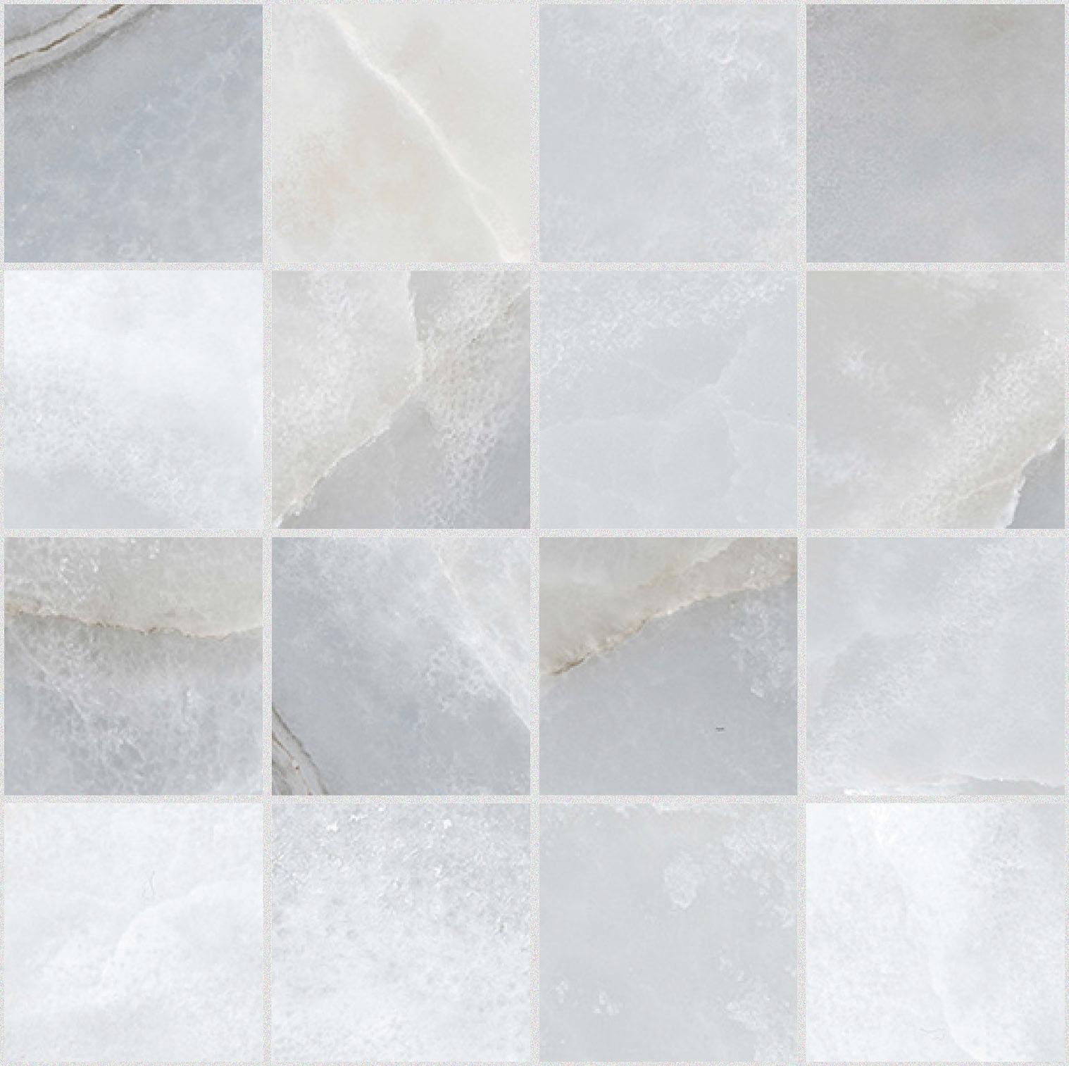 Rêve Bleu Mosaico magnum 7,5x7,5 30x30 глянцевая 6 мм