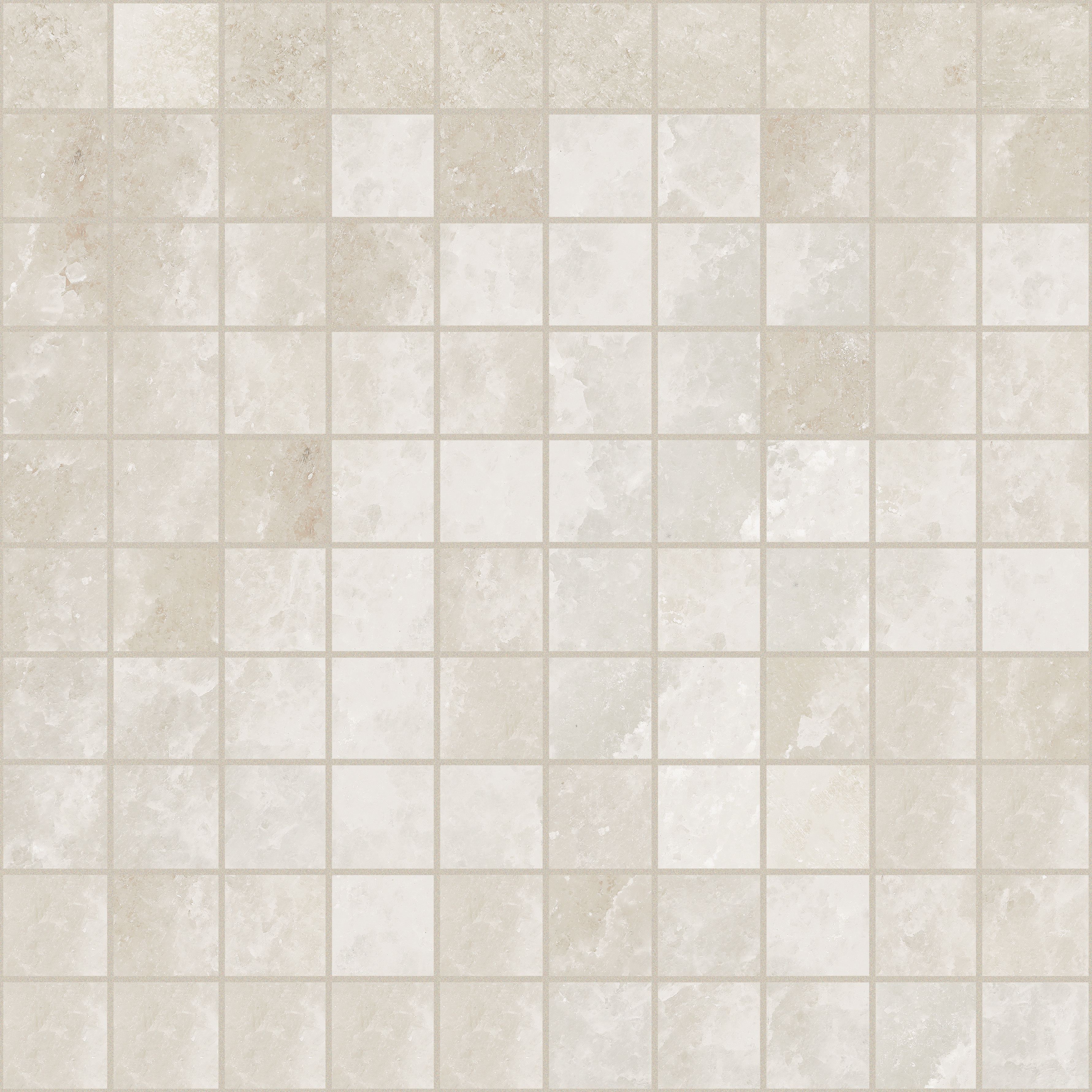 White Gold Mosaico 3x3 30x30 глянцевая 9 мм