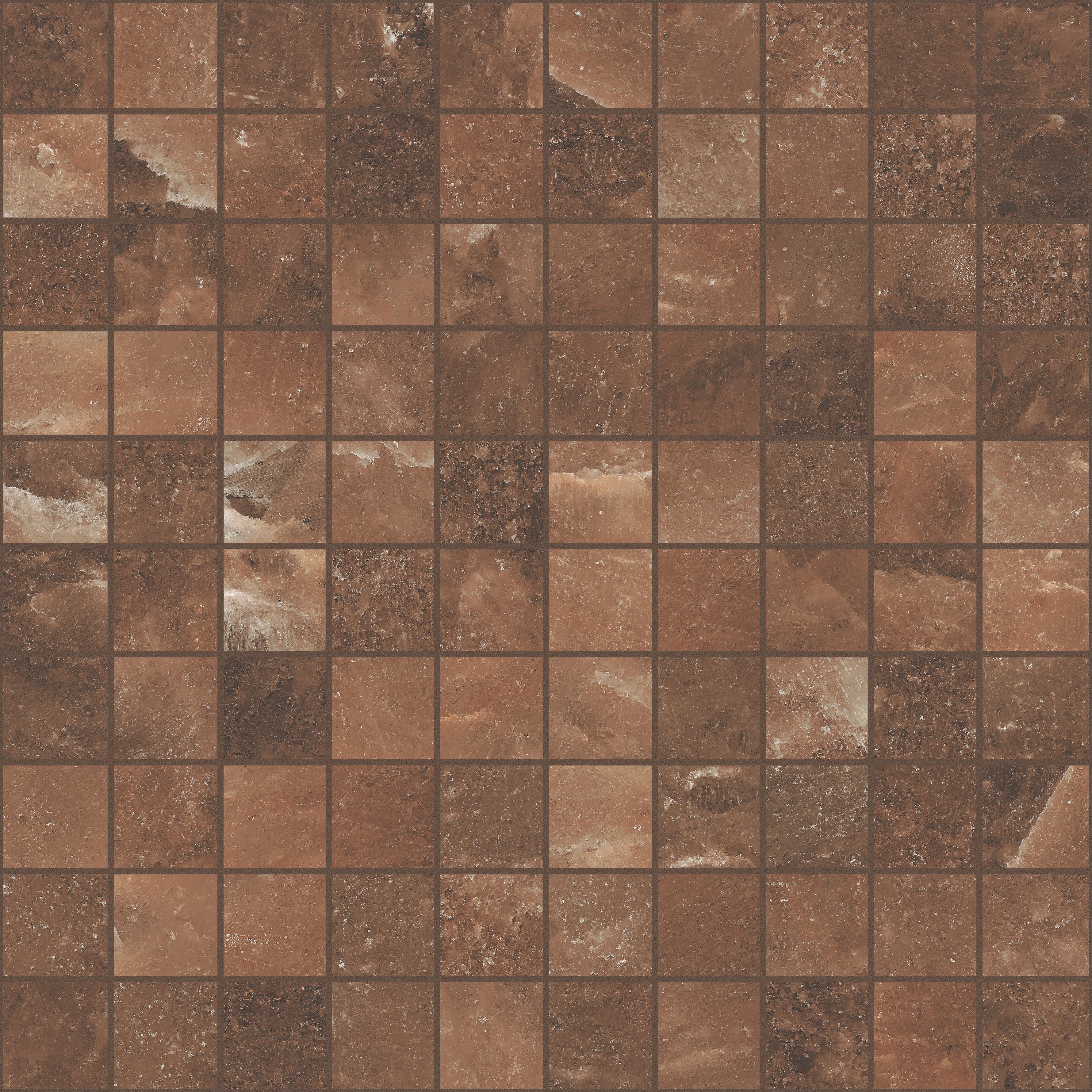 Hawaiian Red Mosaico 3x3 30x30 матовая 9 мм