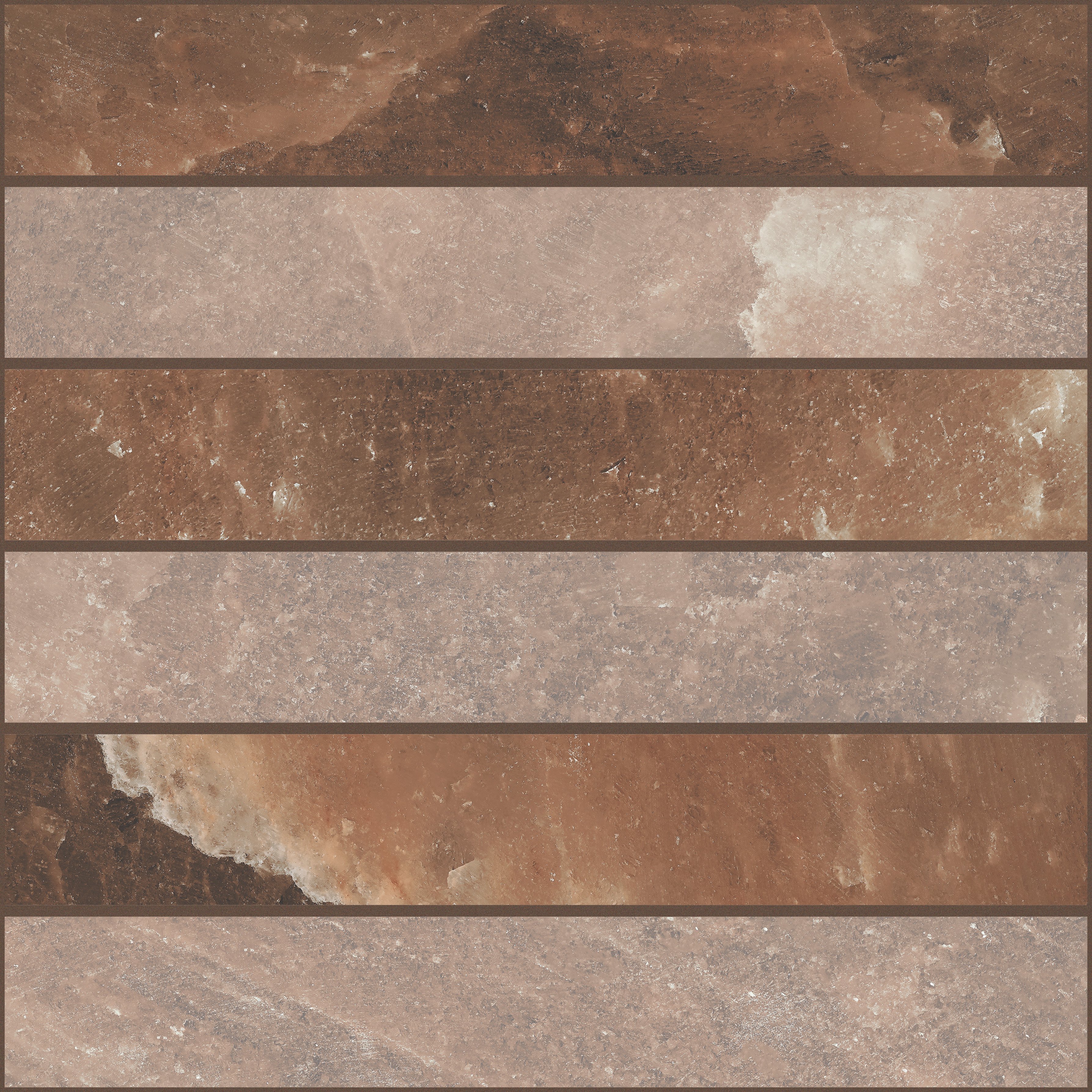 Hawaiian Red Mosaico 3D 5x30 30x30 матовая 9 мм
