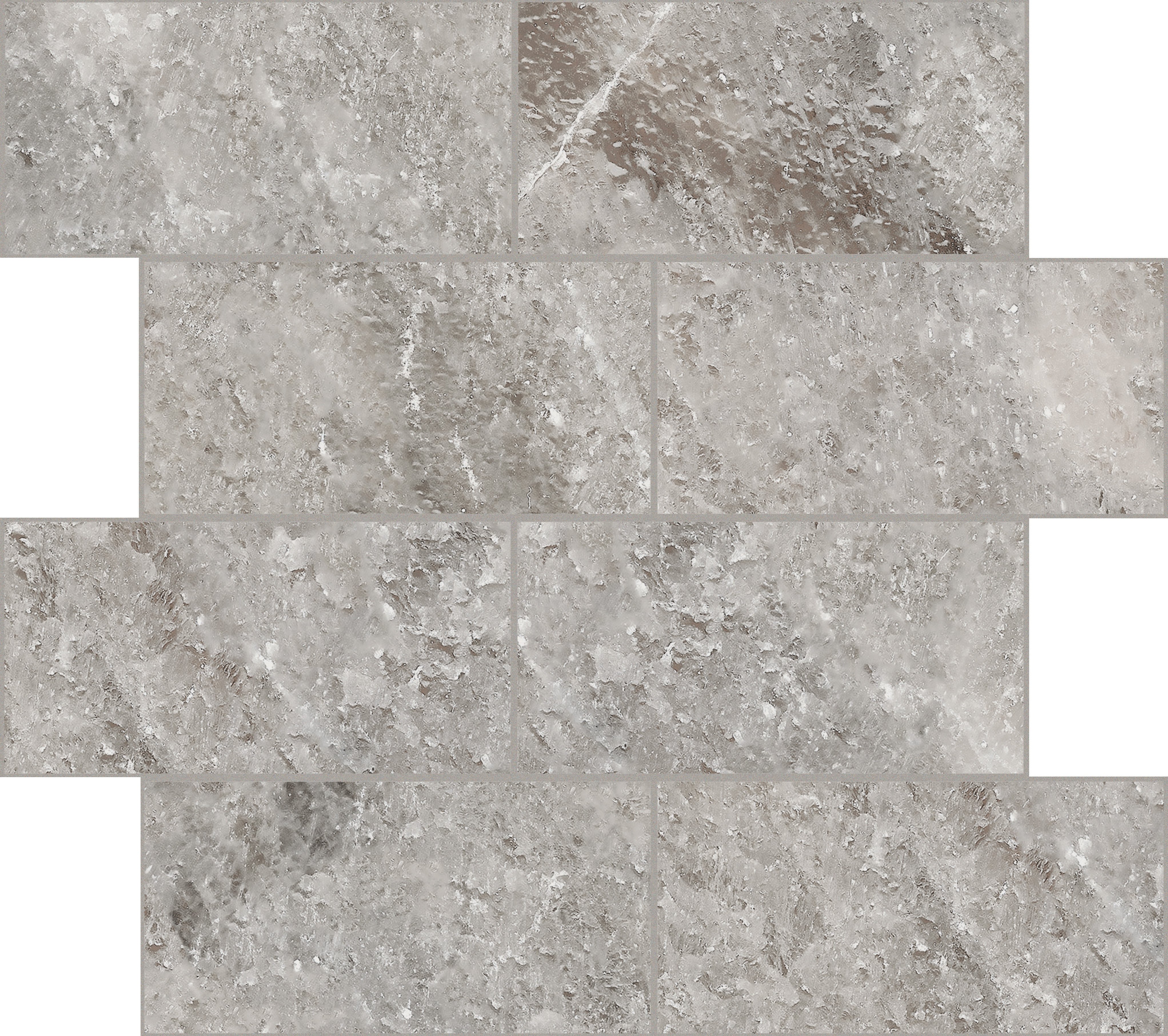 Celtic Grey Módulo murete desplazado Magnum 7,5x15 30x30 матовая 6 мм