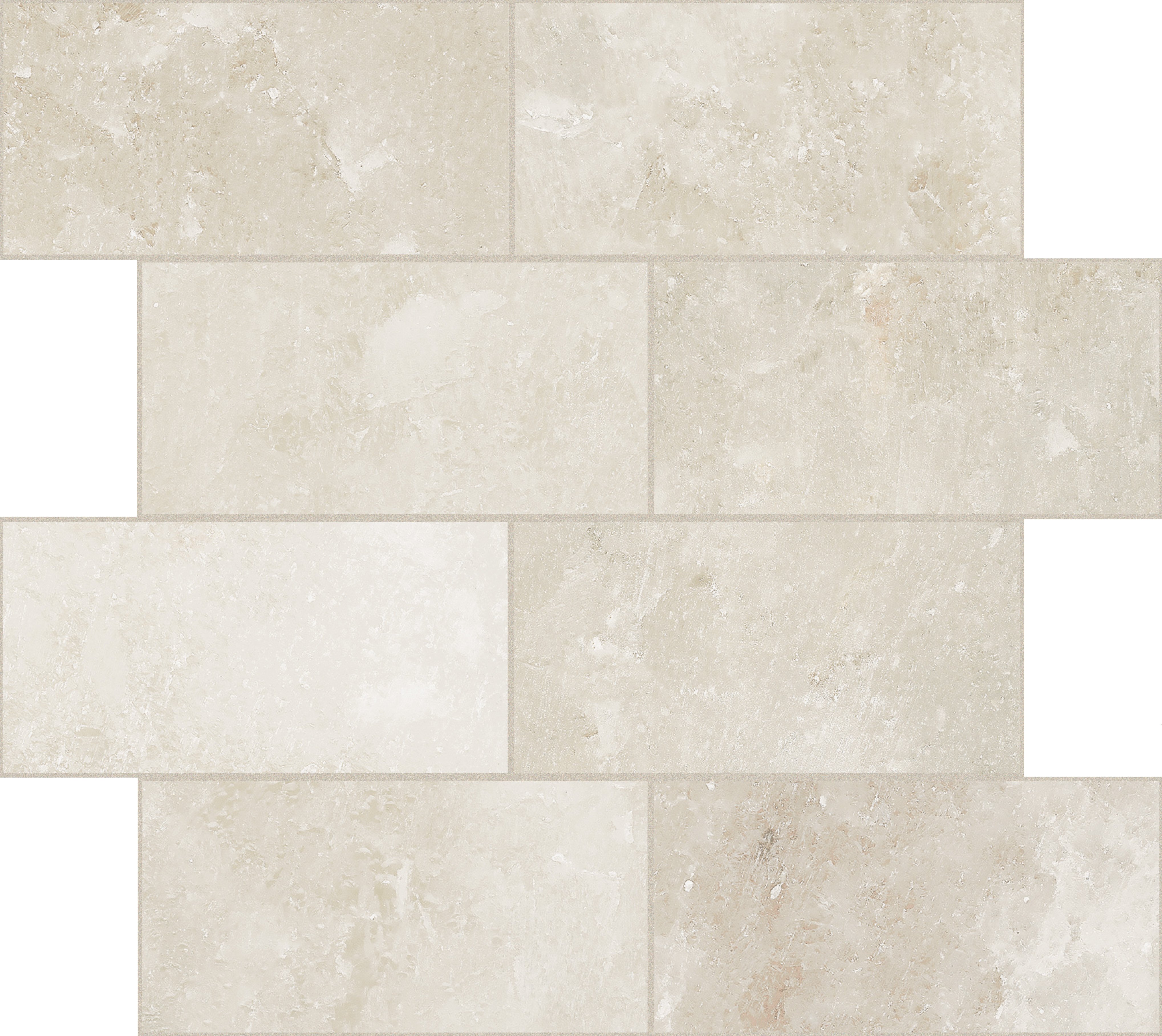 White Gold Módulo murete desplazado Magnum 7,5x15 30x30 глянцевая 6 мм