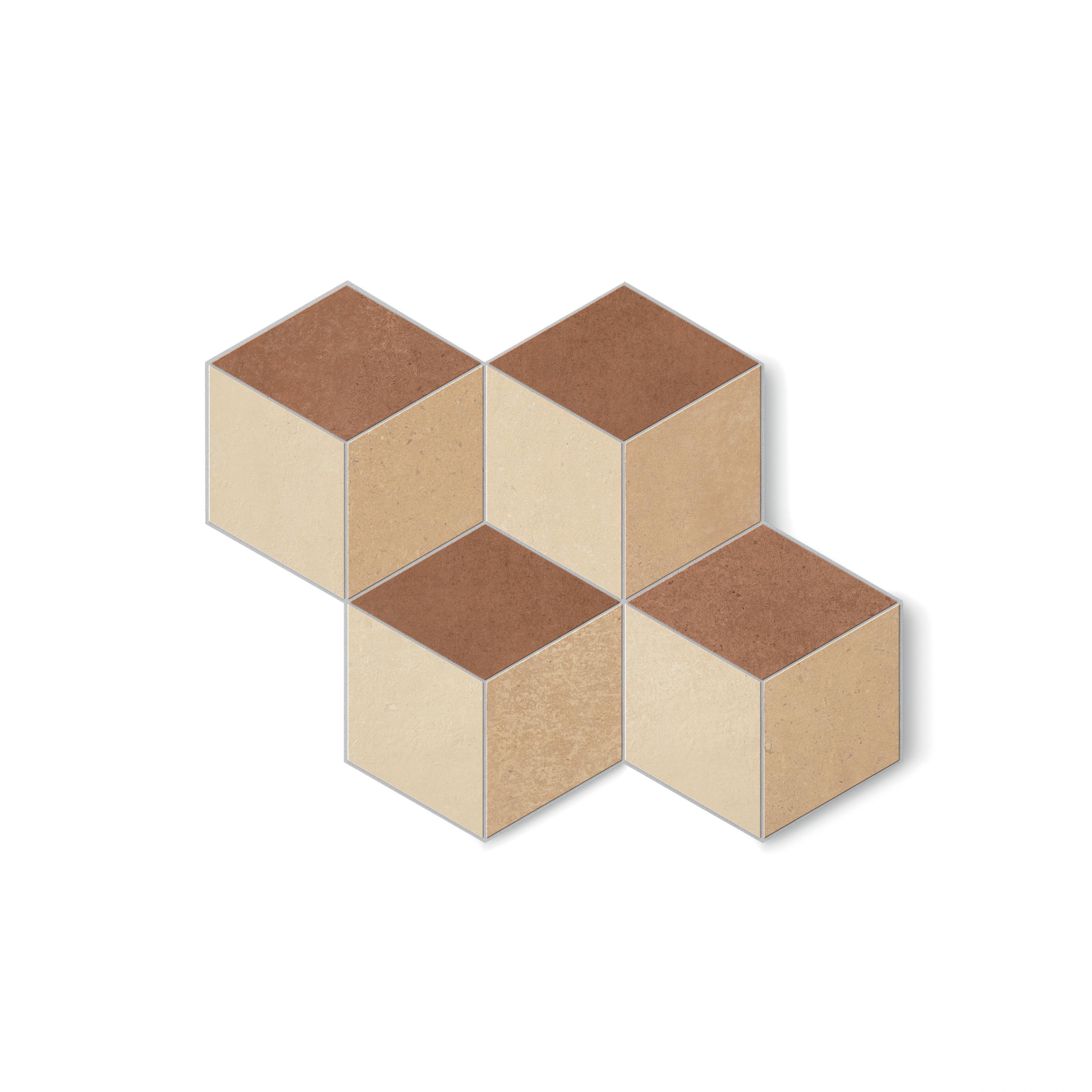 Mix Cubo 37x46 матовая 9 мм