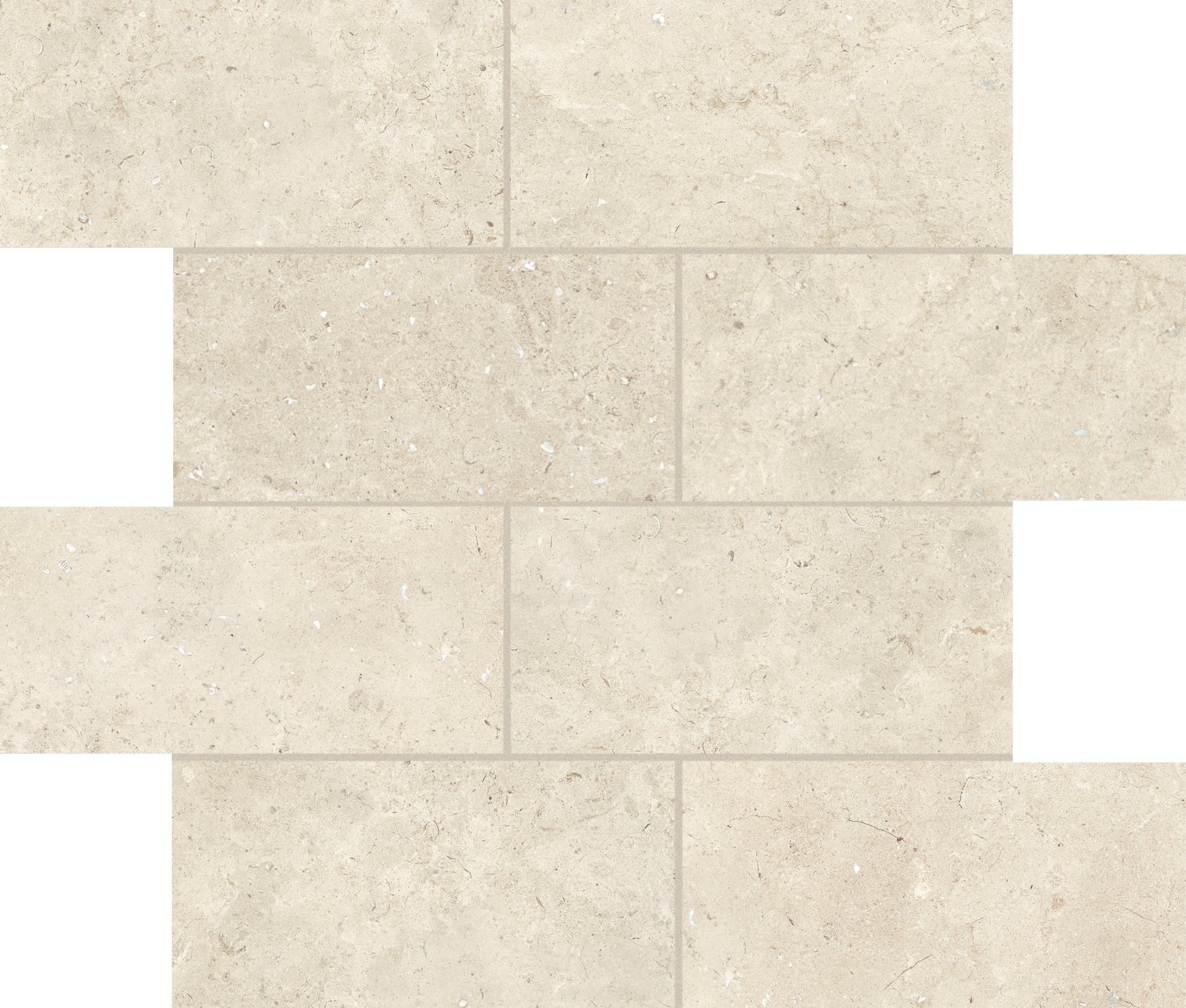Stone_02 Módulo murete desplazado Magnum 7,5x15 30x30 матовая 6 мм
