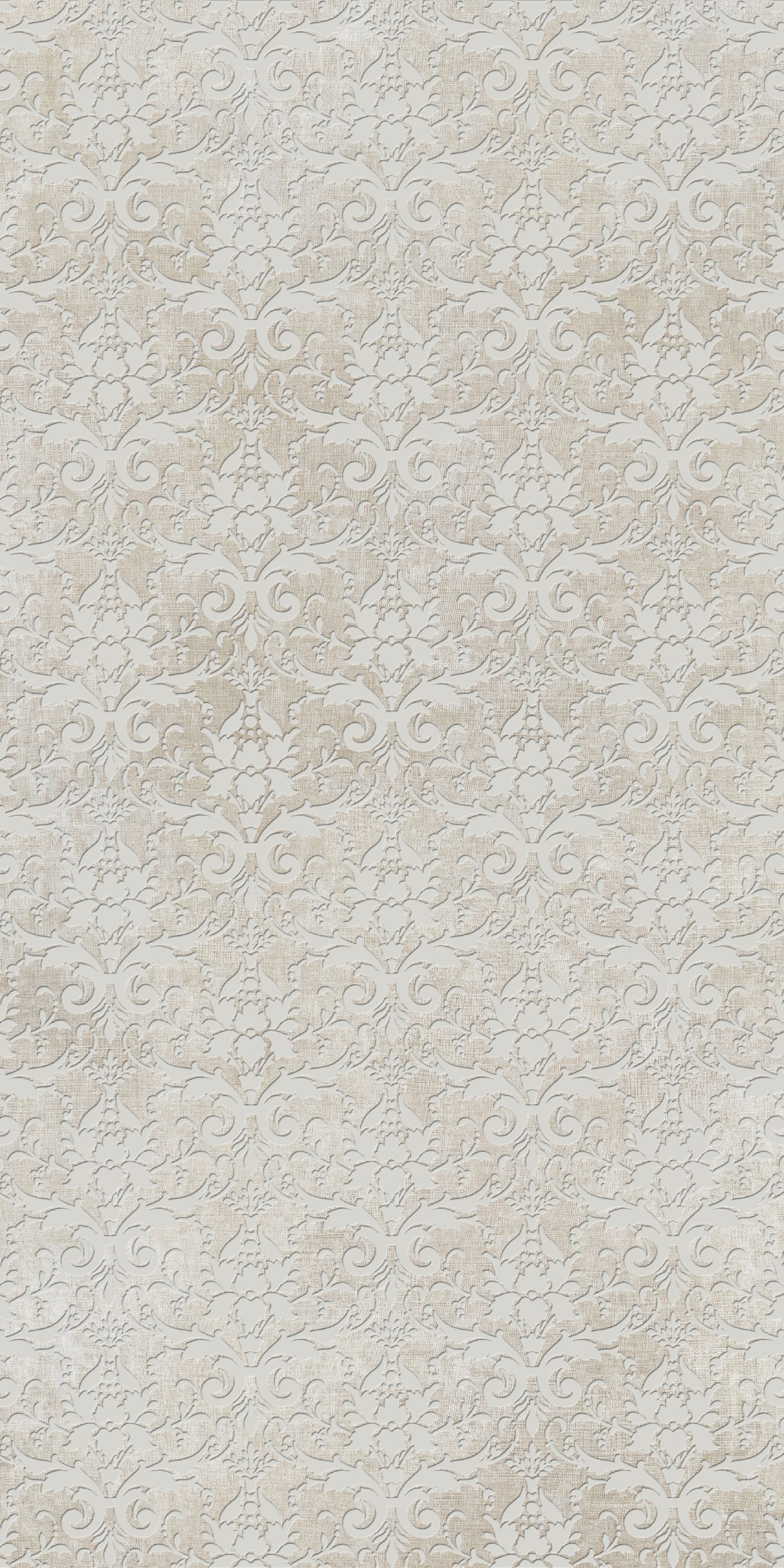Decoro Broccato Bianco Semplice 120x240 матовая 6 мм