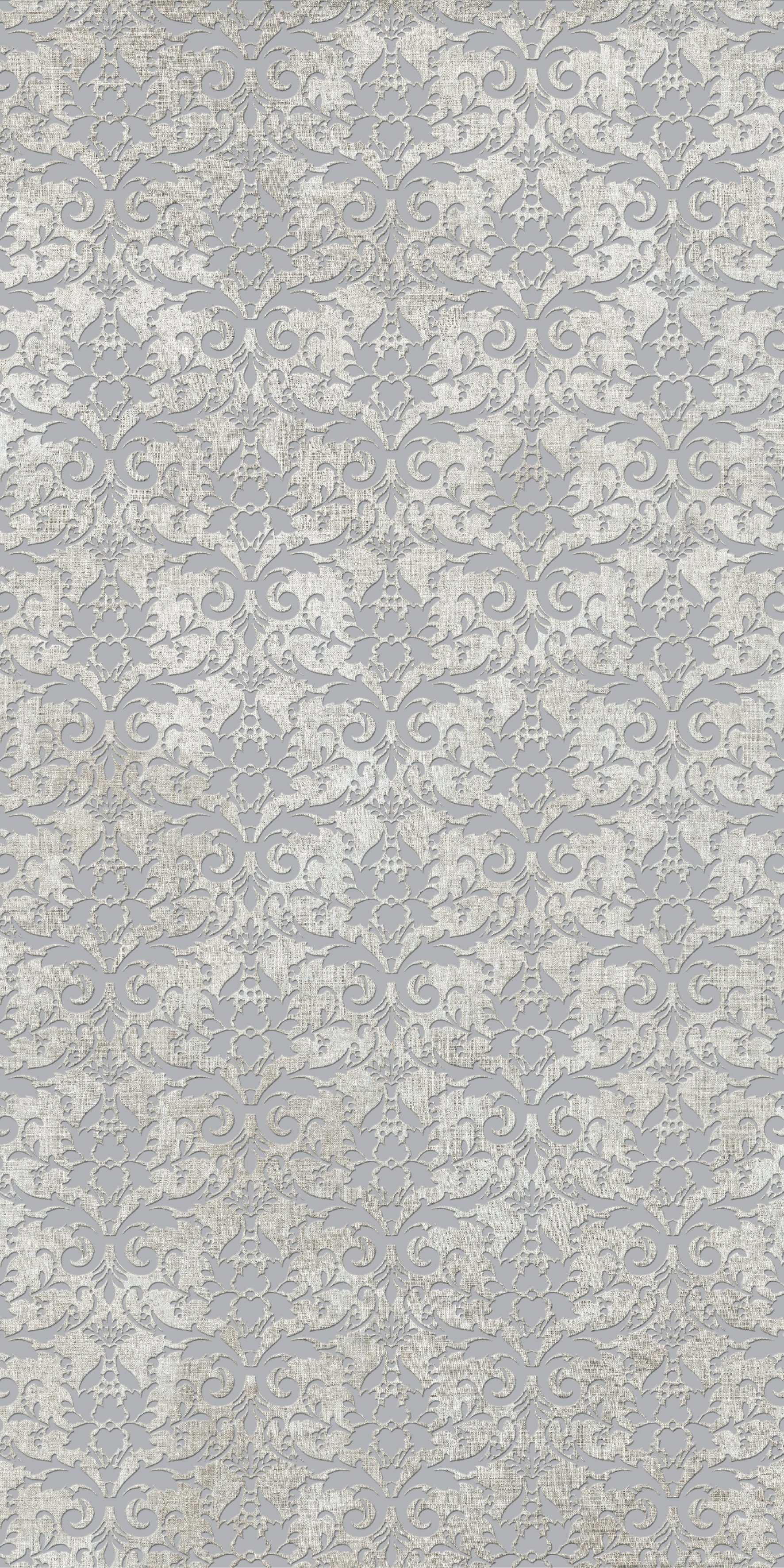 Decoro Broccato Grigio Argento 120x240 матовая 6 мм