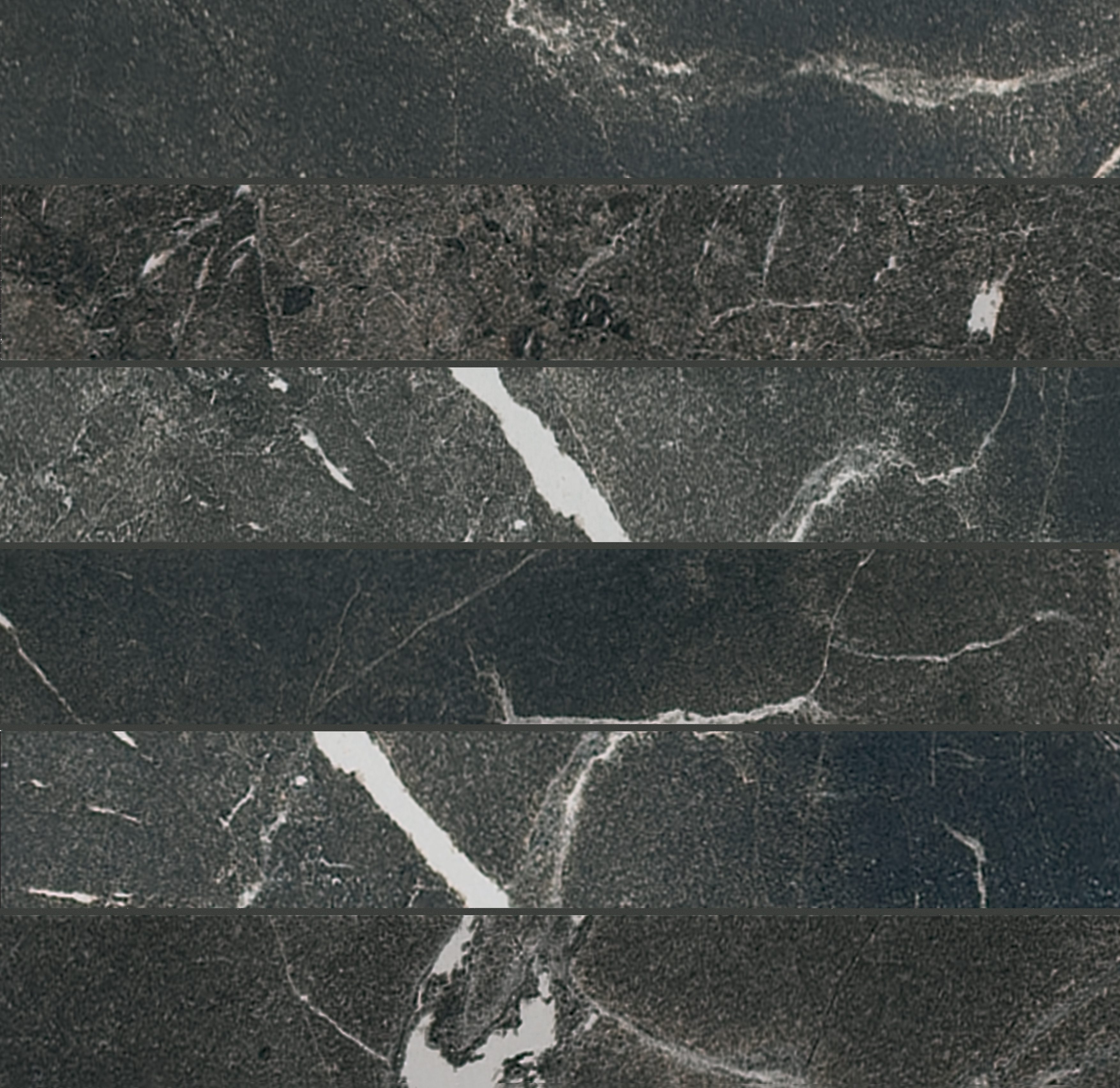 Black Deep Mosaico 3D 5x30 30x30 глянцевая 9 мм