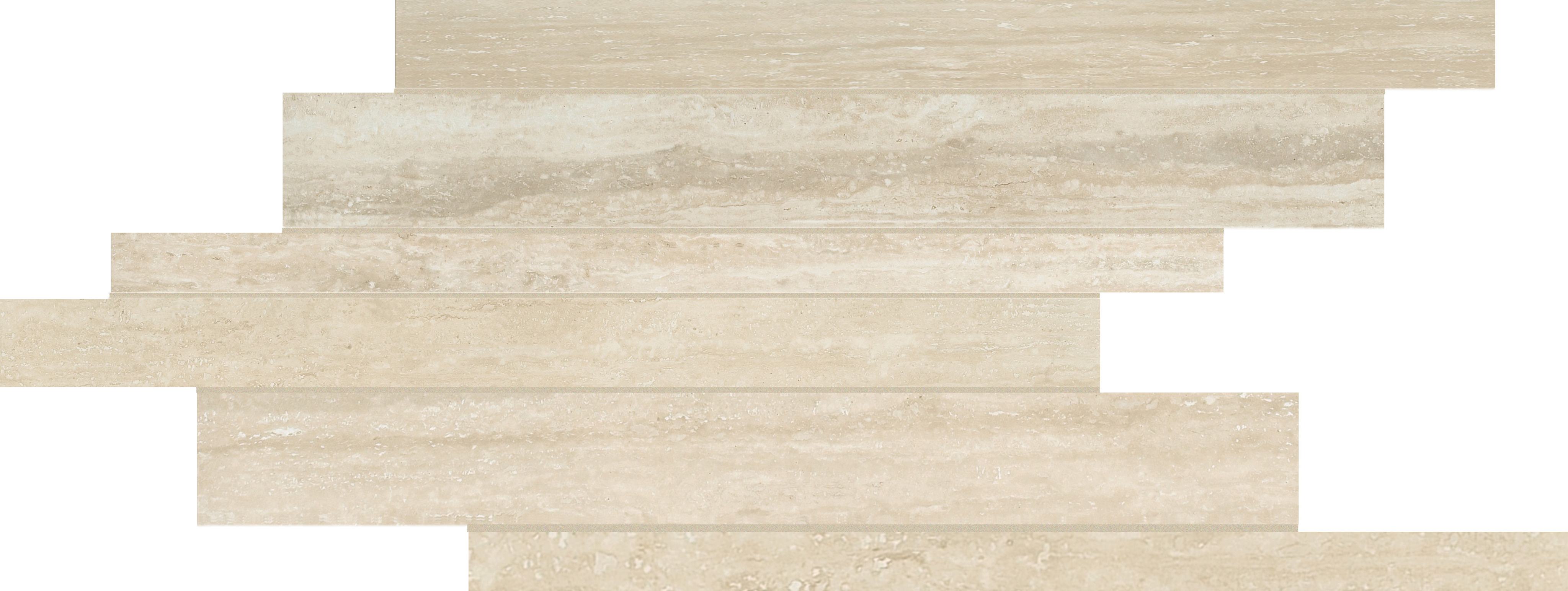 Travertino Modulo listello sfalsato 21x40 матовая 9 мм