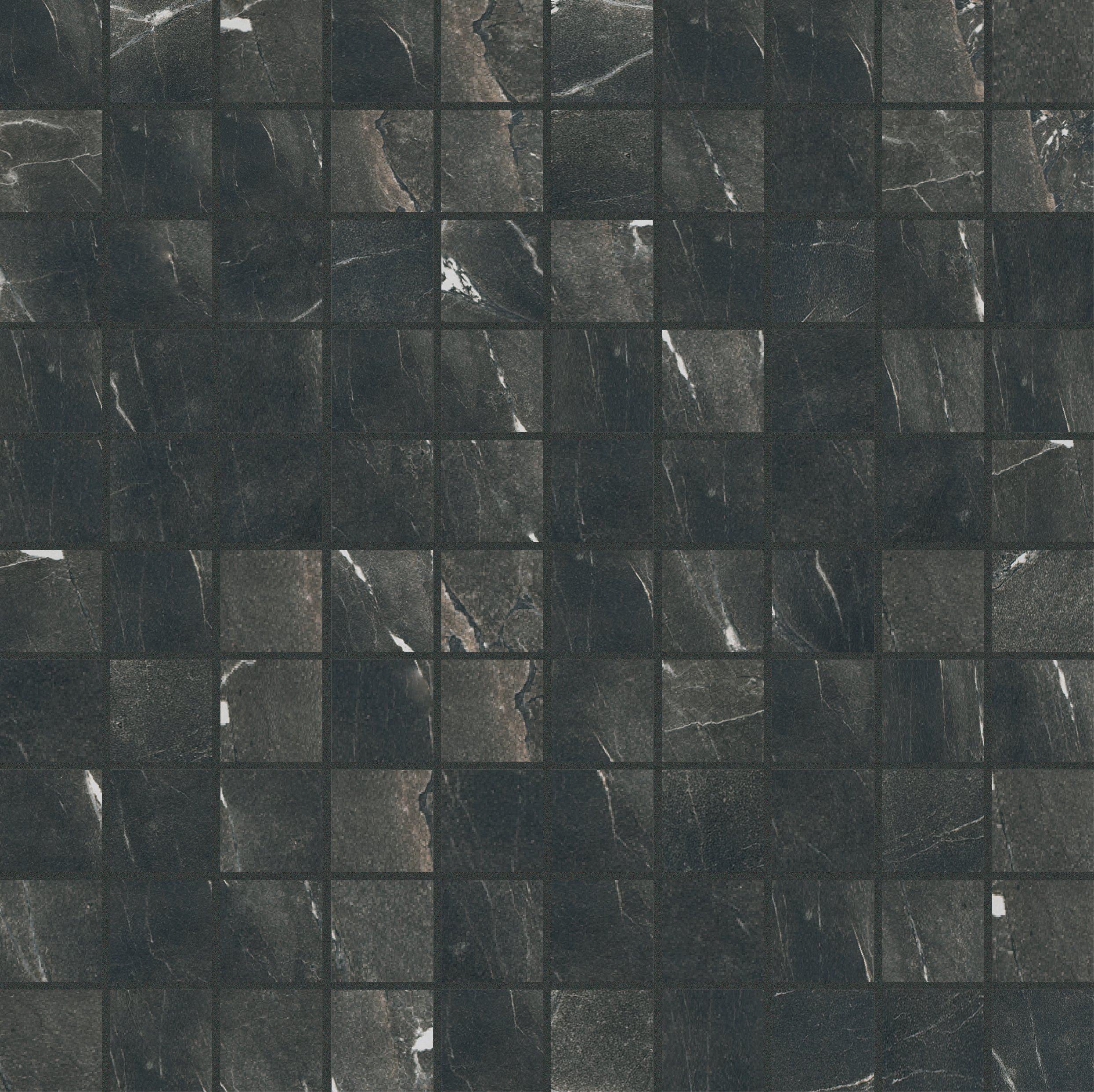 Black Deep Mosaico 3x3 30x30 глянцевая 9 мм