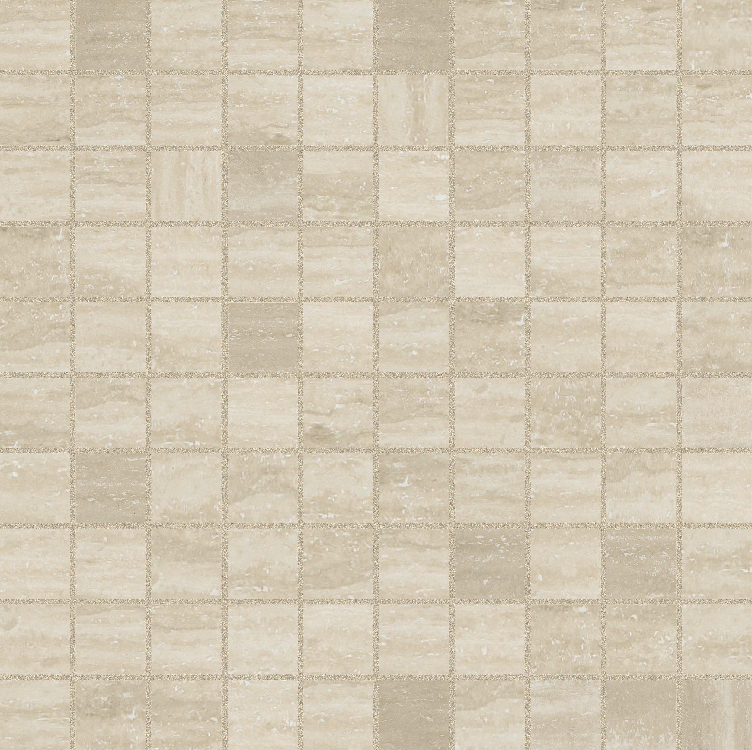 Travertino Mosaico 3x3 30x30 глянцевая 9 мм