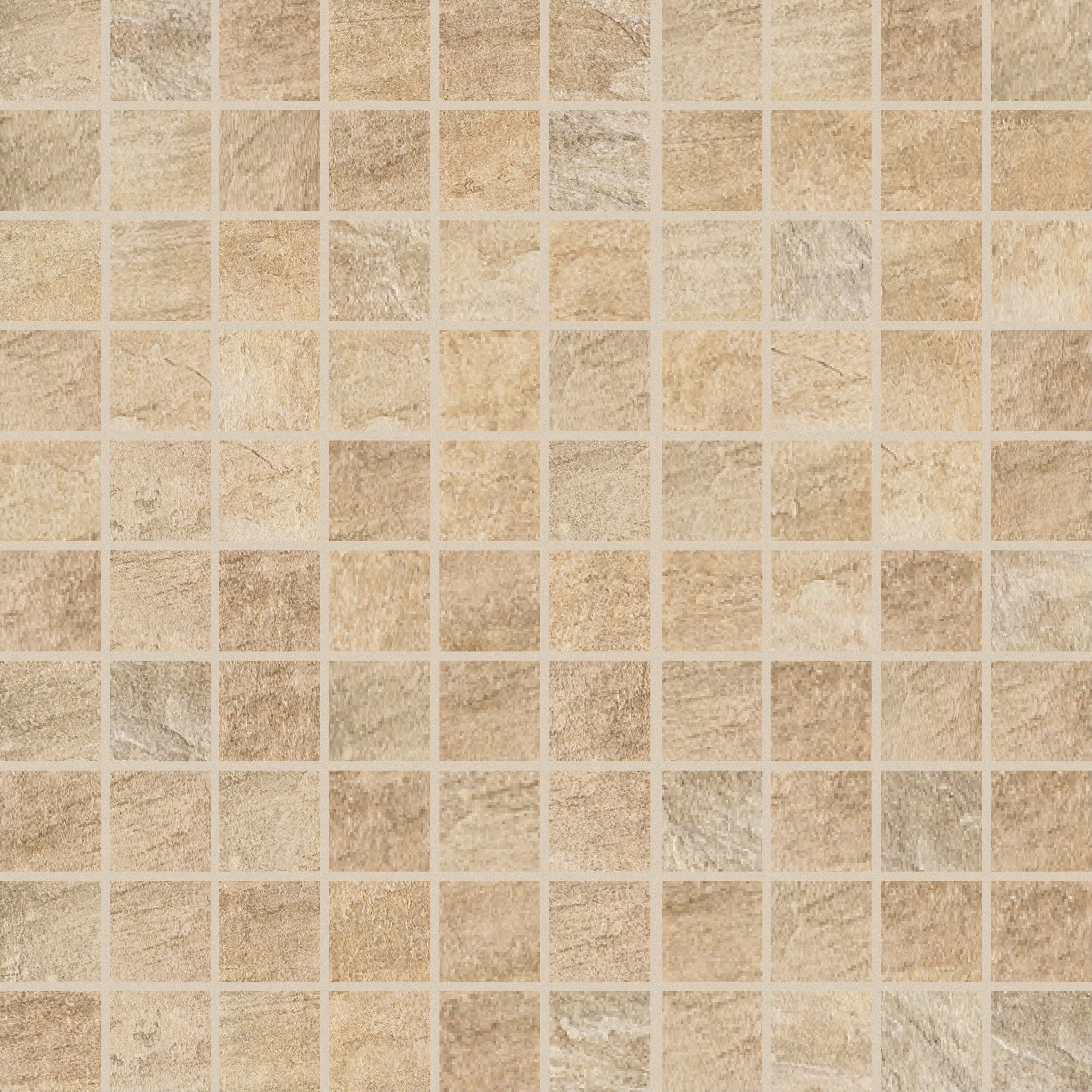 Beige Mosaico 3x3 30x30 матовая 9 мм
