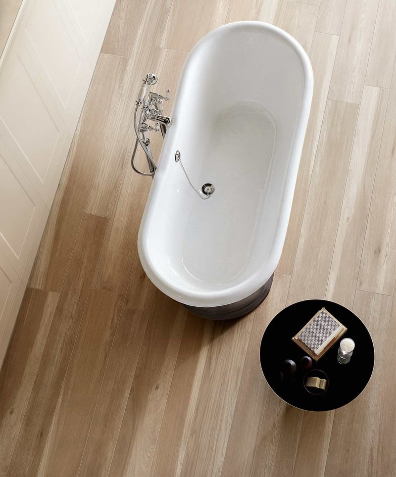 Wooden Tile в интерьере