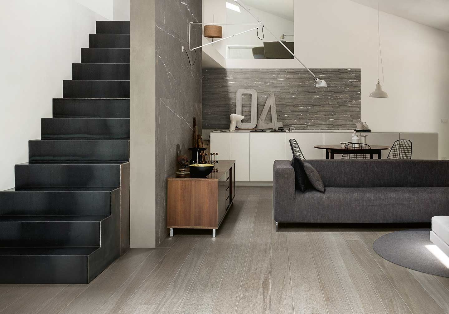 Wooden Tile / интерьер