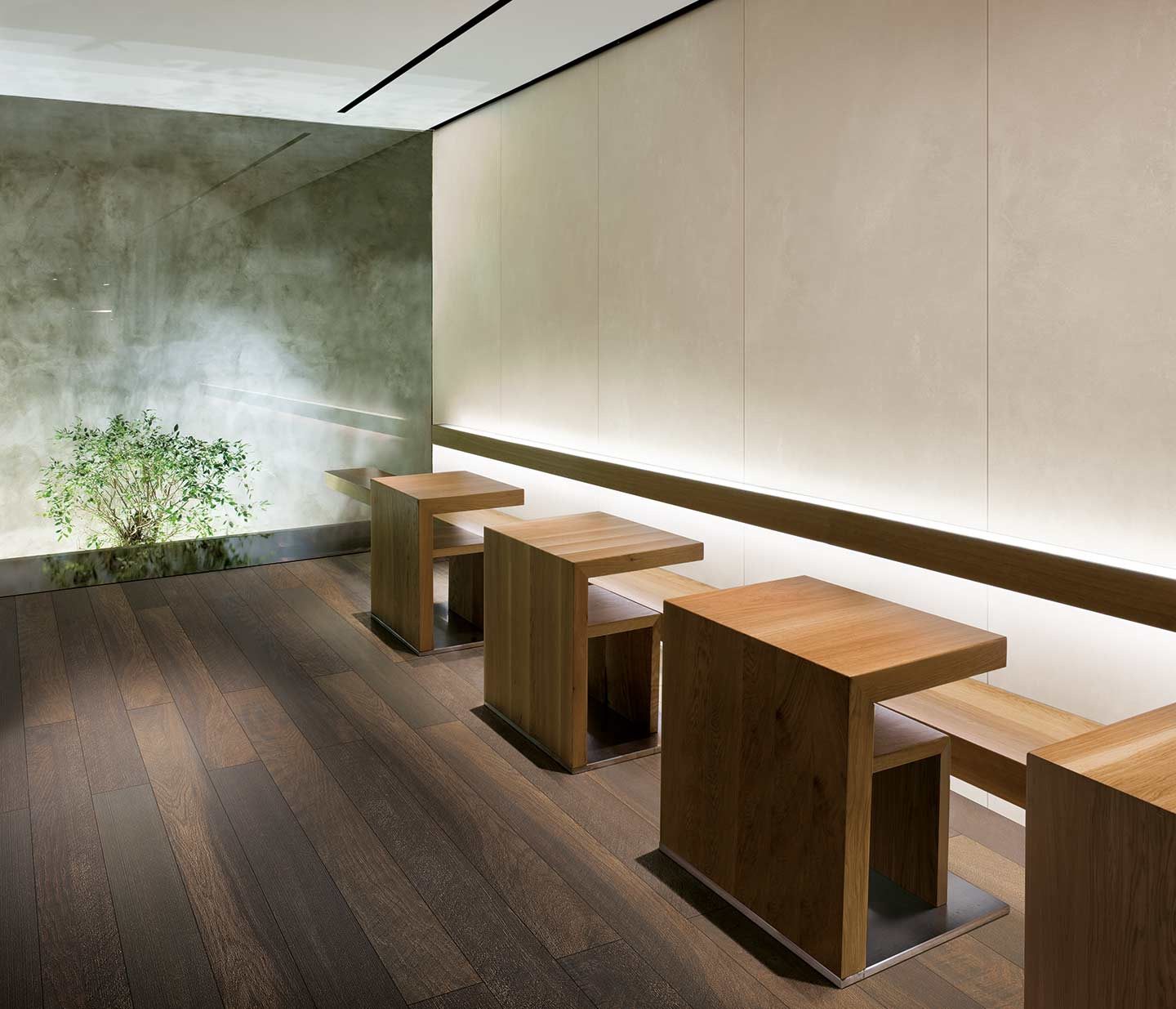 Wooden Tile / интерьер