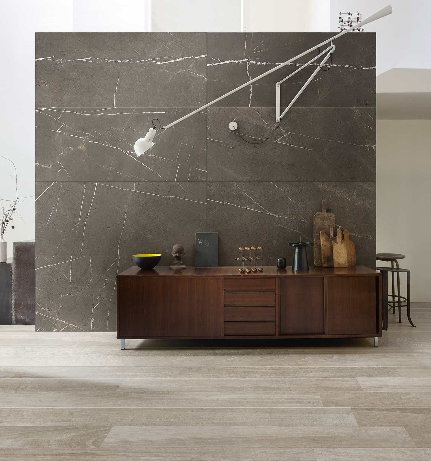 Wooden Tile / интерьер