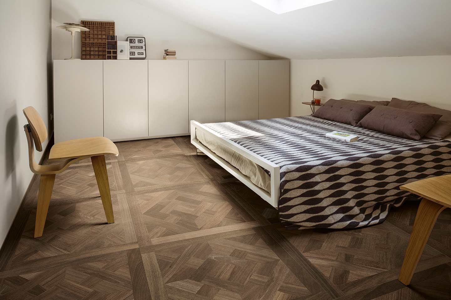 Wooden Tile / интерьер