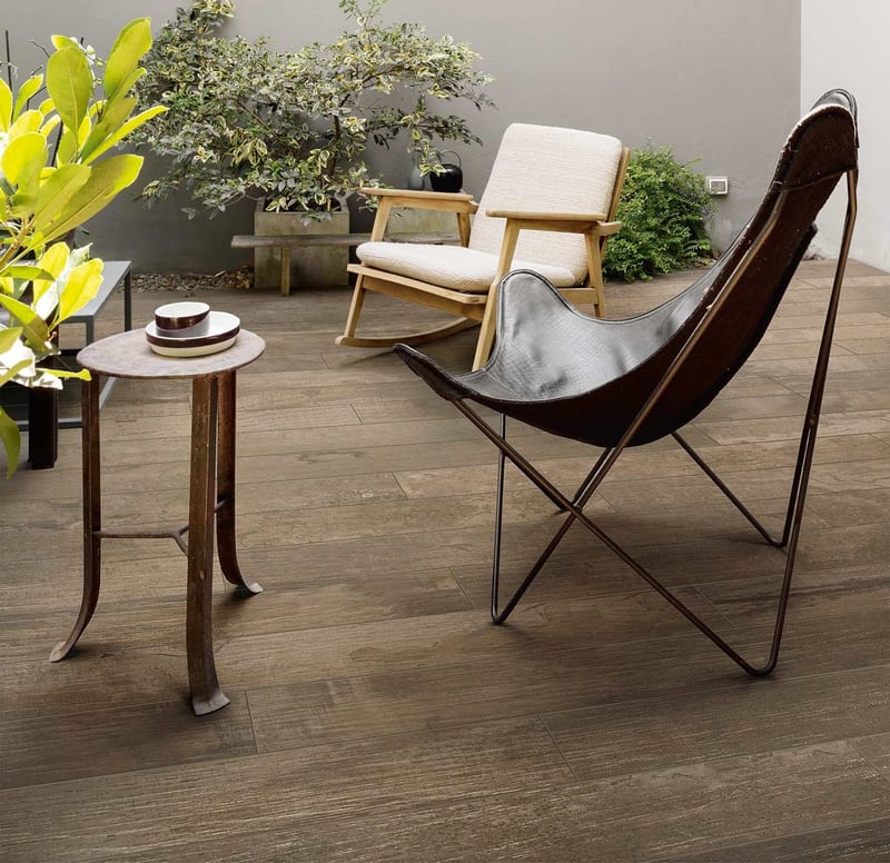 Wooden Tile в интерьере