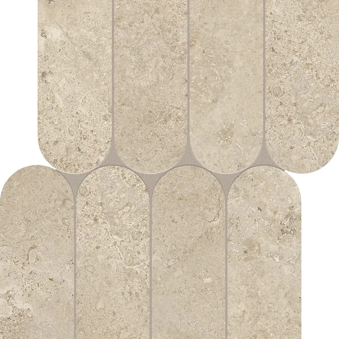 Мозаика Grace Fossil Biscuits Beige 28,5×55,5