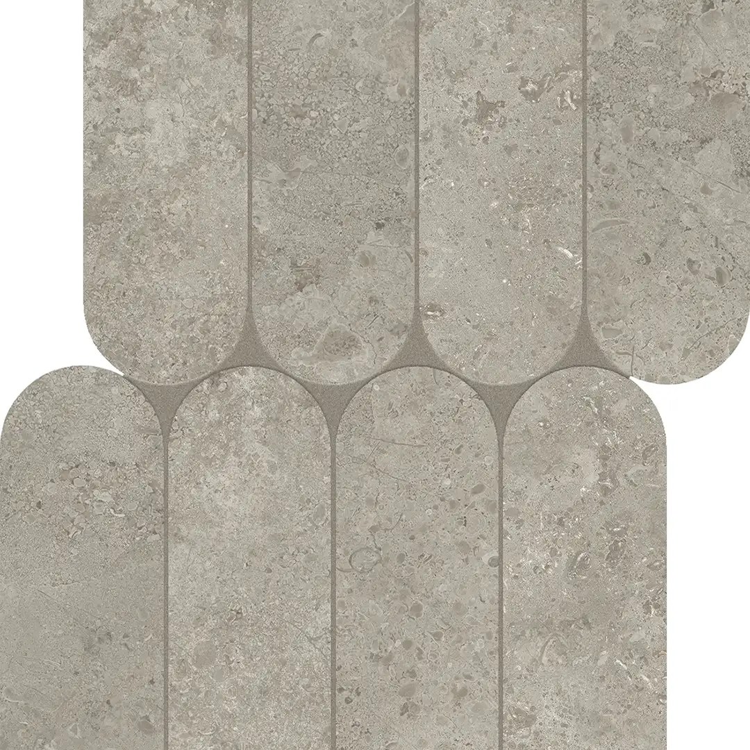 Мозаика Grace Fossil Biscuits Grey 28,5×55,5
