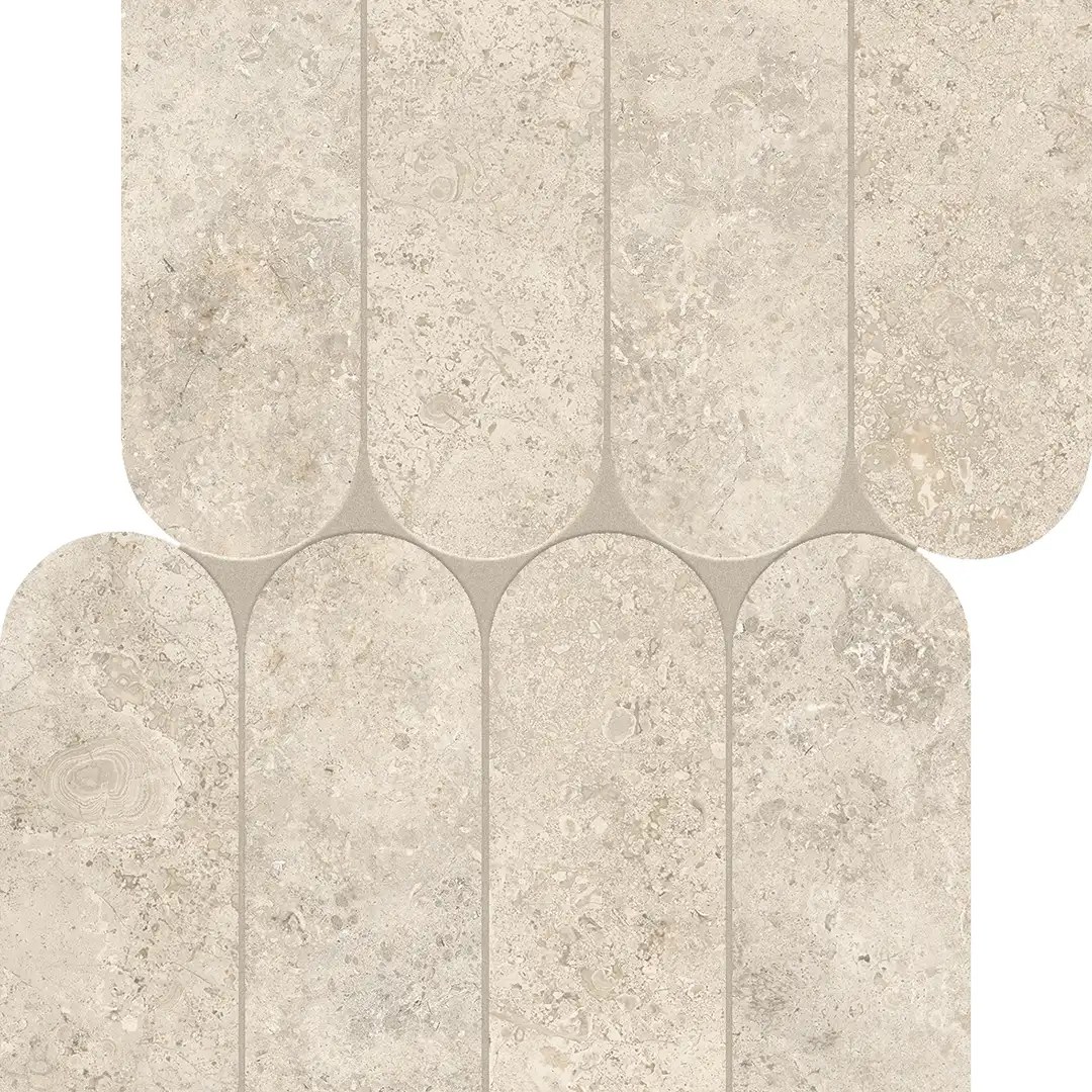 Мозаика Grace Fossil Biscuits Ivory 28,5×55,5