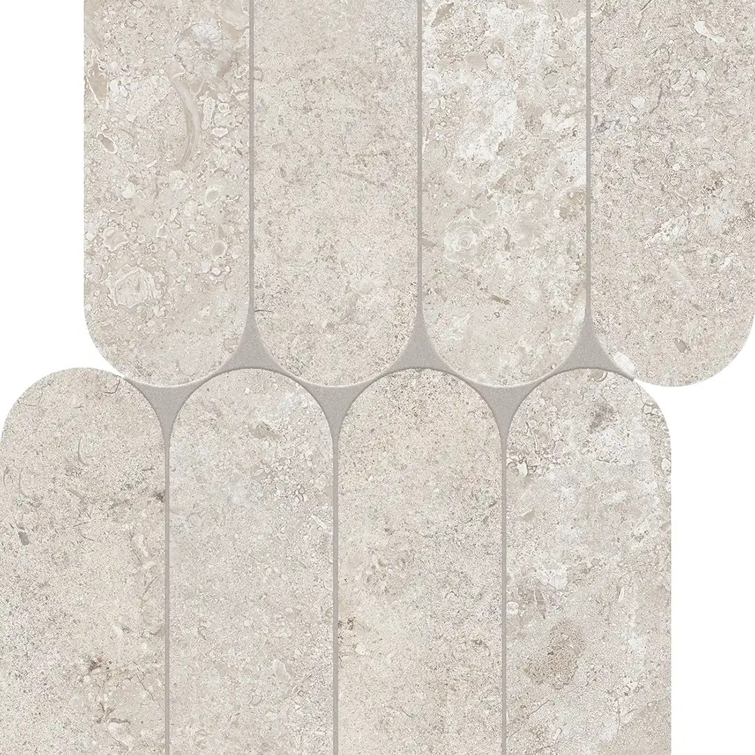Мозаика Grace Fossil Biscuits Silver 28,5×55,5