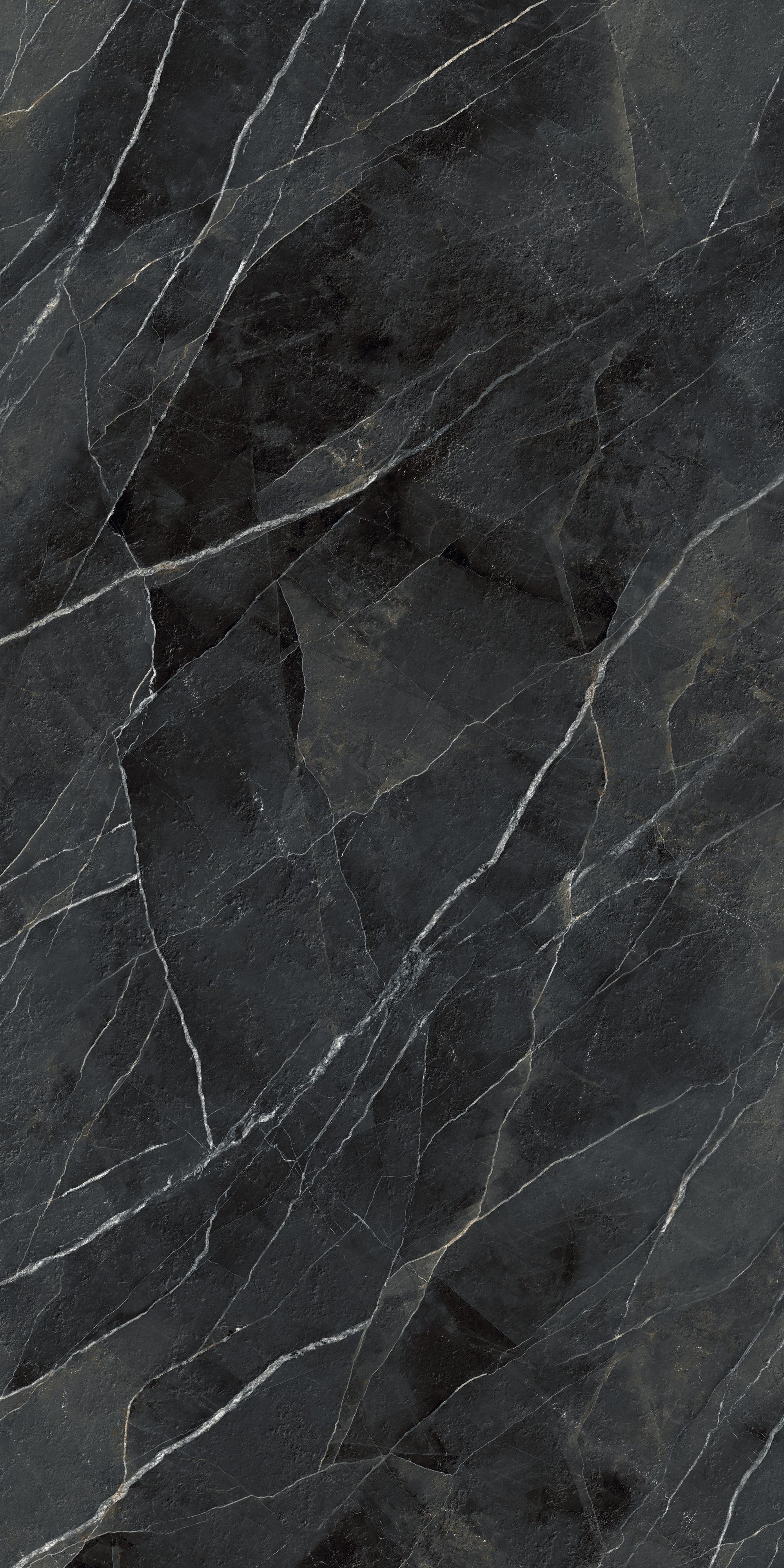 Calacatta Black Book Match Bush Hammered