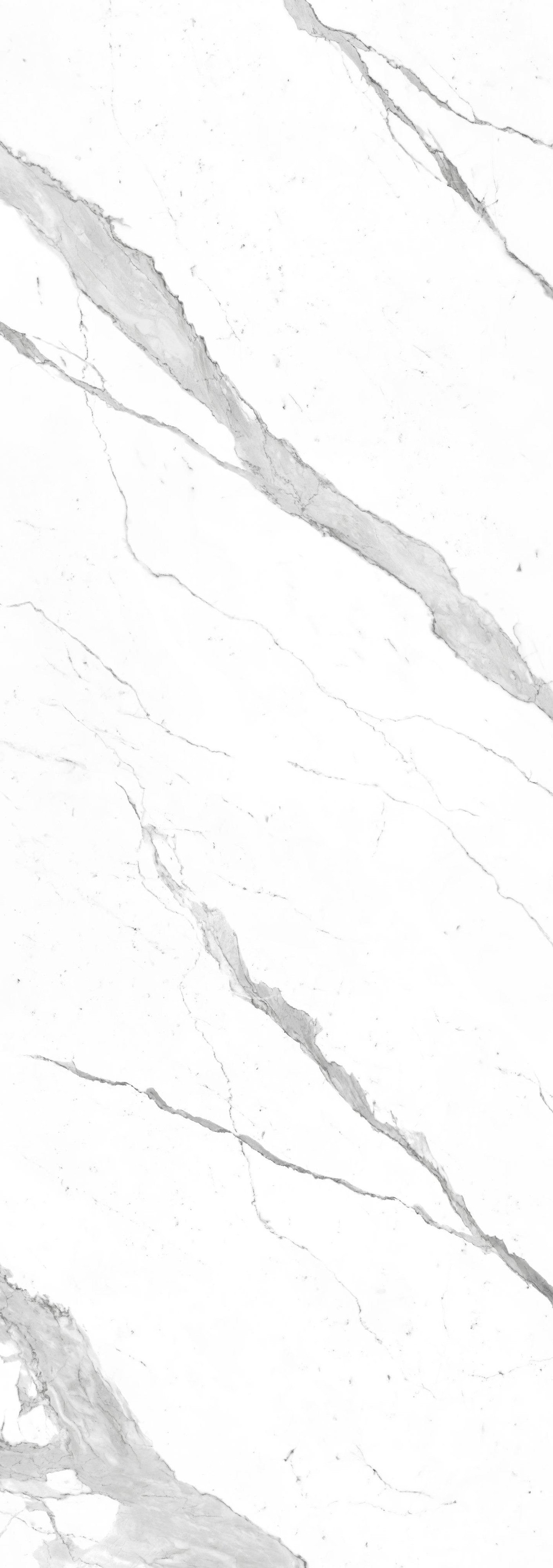 Керамогранит Bianco Statuario Venato Polished 100×300 см - коллекция I Naturali, Laminam
