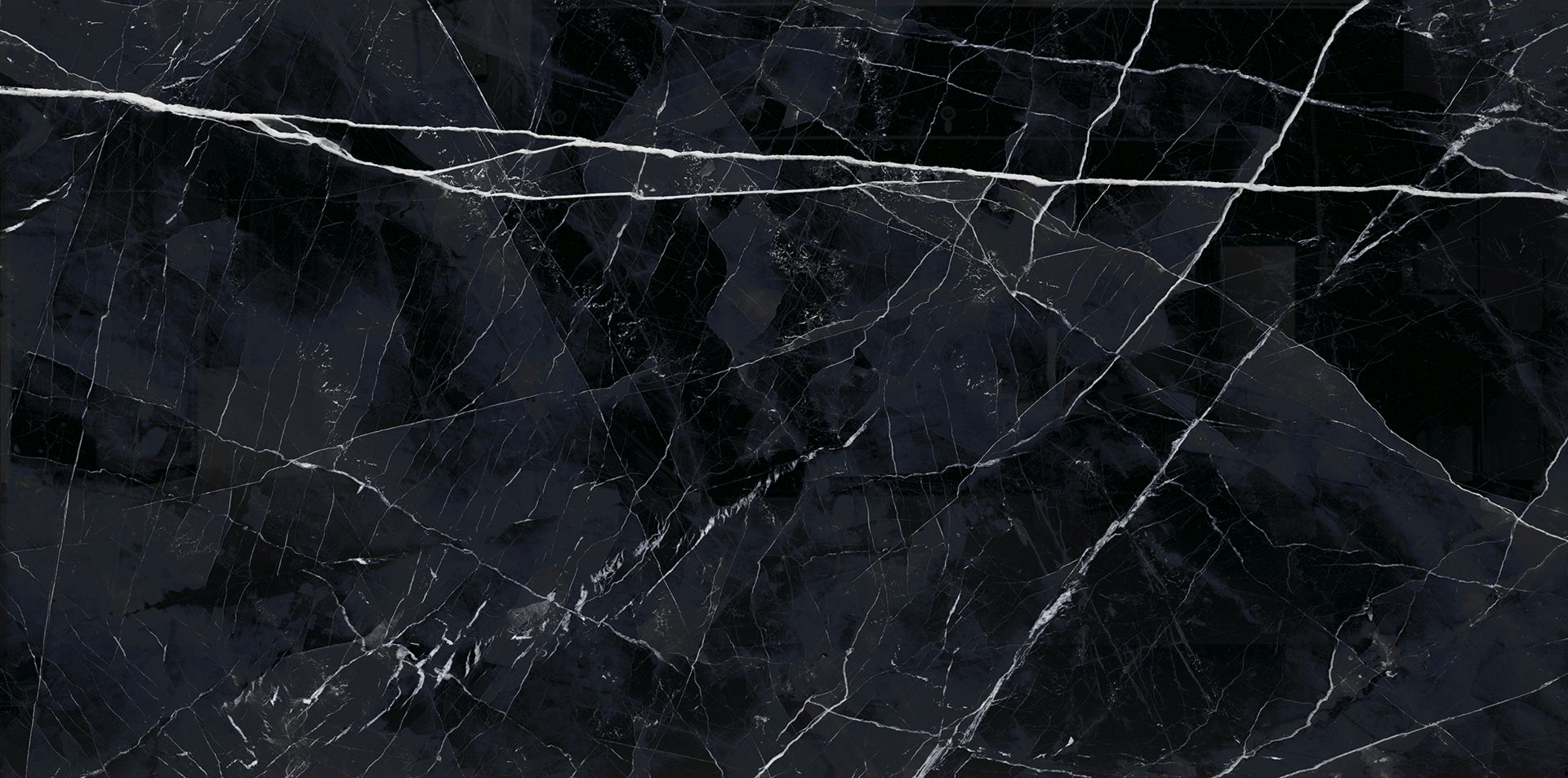 Керамогранит Calacatta Black 160×320 см - коллекция Level Marmi, Level