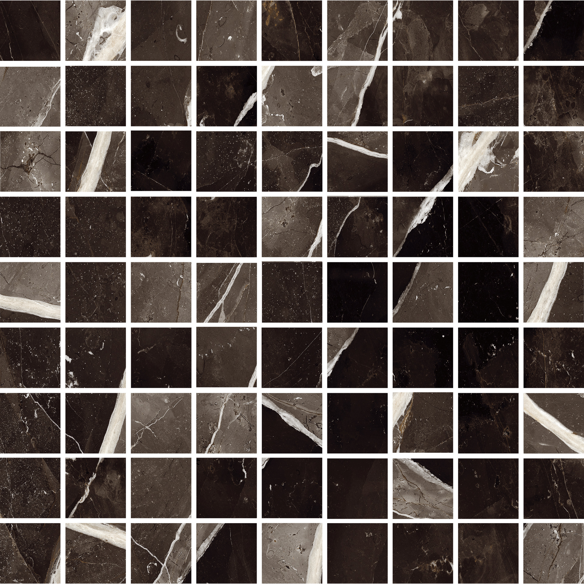 Мозаика 3x3 Calacatta Black