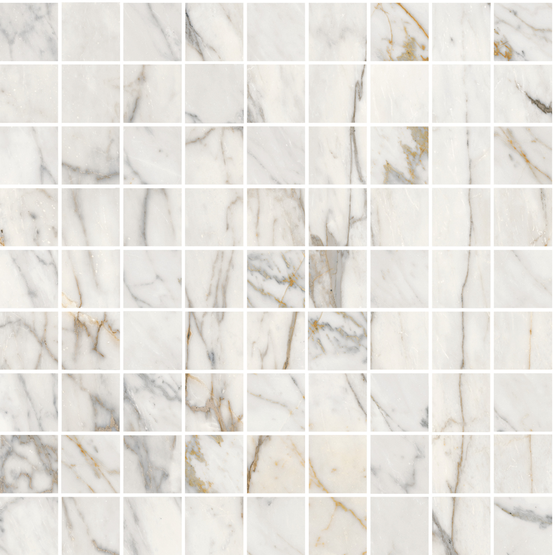 Мозаика 3x3 Golden White