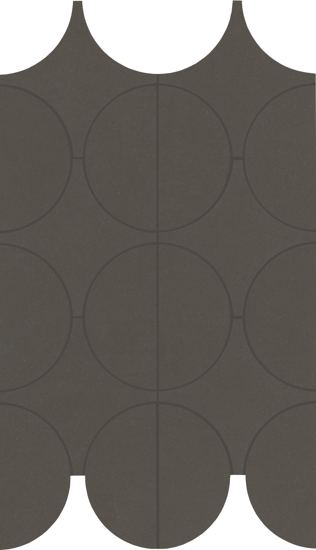 Мозаика Cerchi Carbon