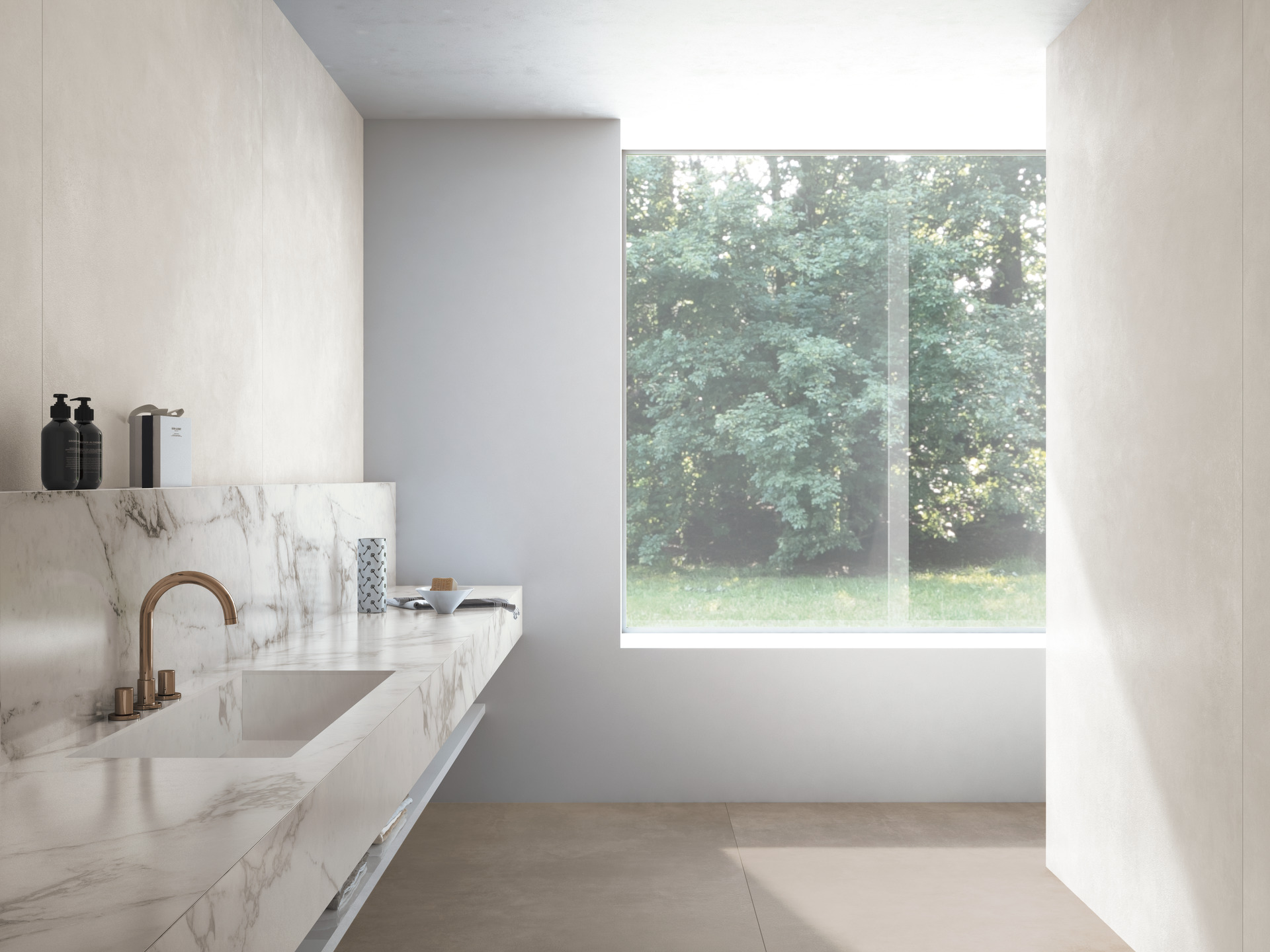 Grande Concrete Look в интерьере