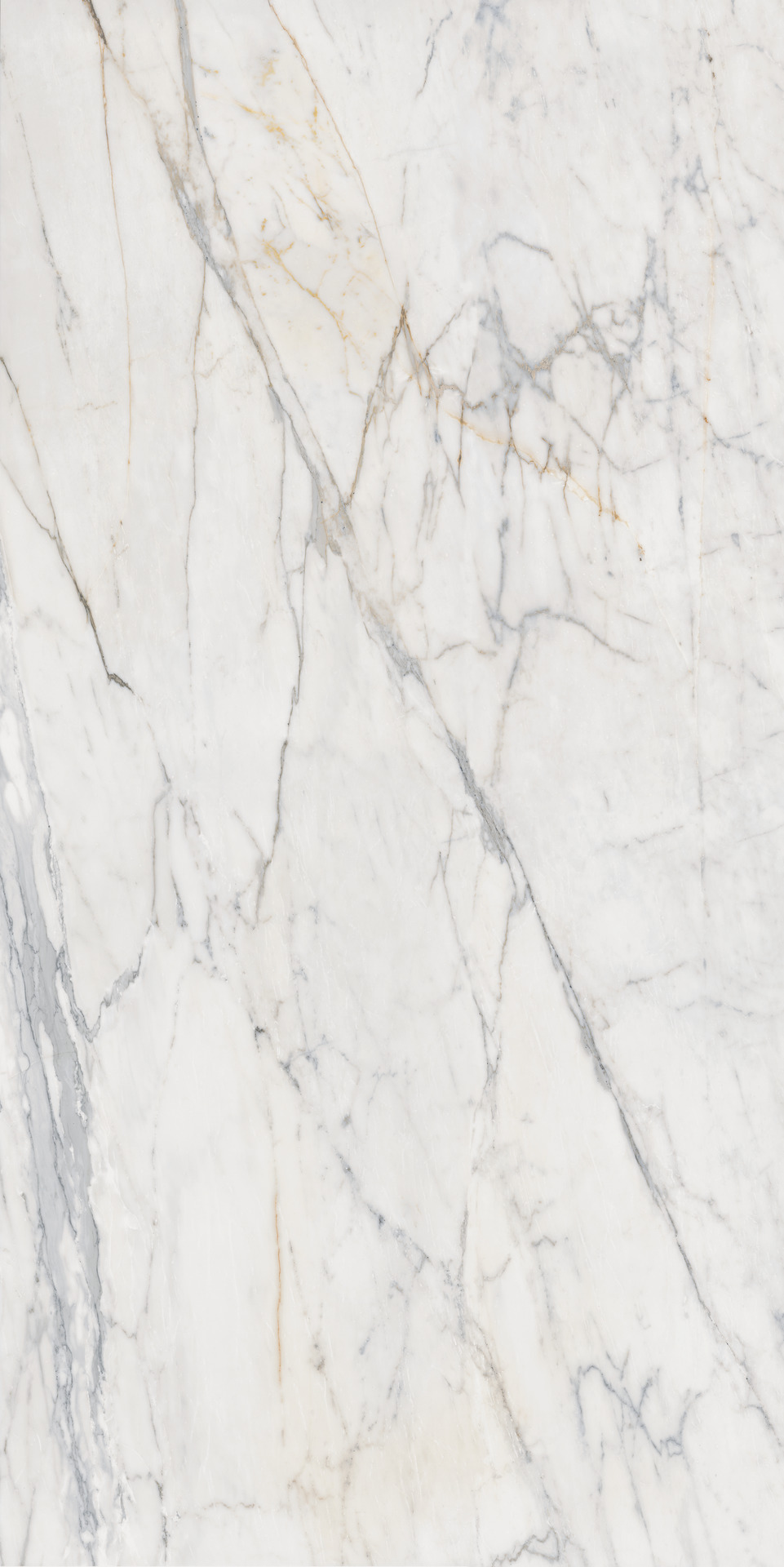 Grande Marble Look Golden White Satin Rett. 6mm Stuoiato