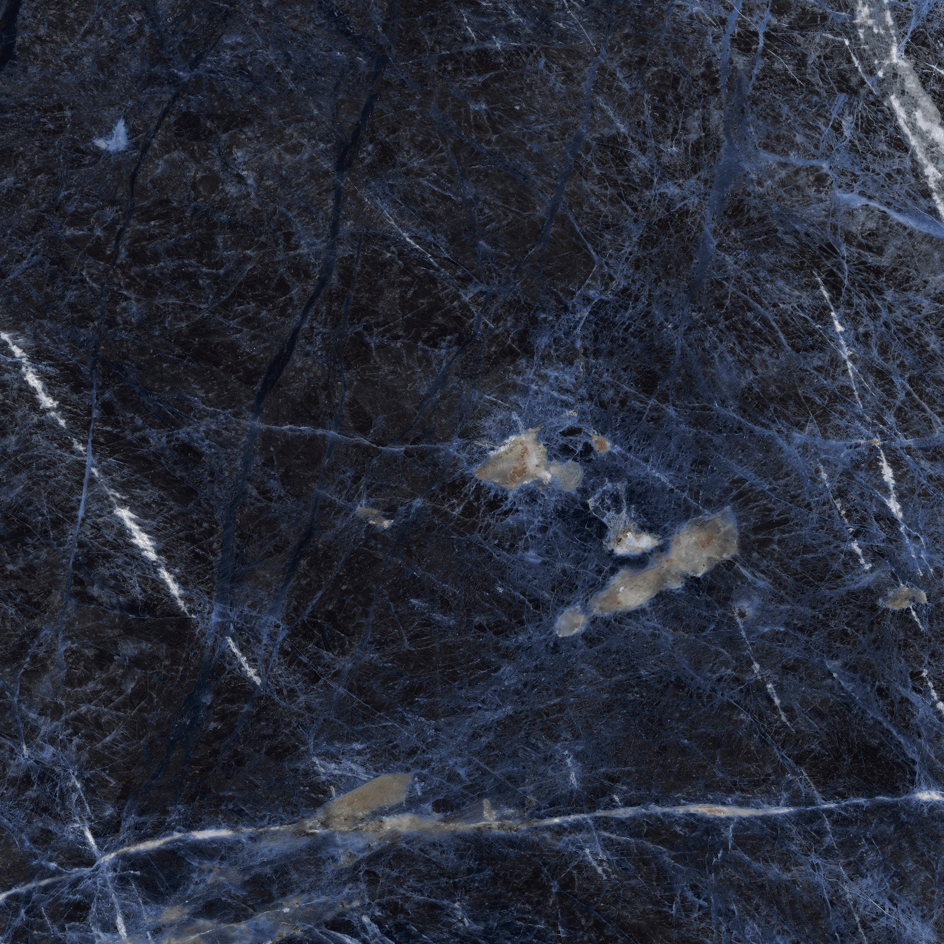 Allmarble Sodalite Blu Lux Rett. 60×60 см - коллекция Grande Marble Look, Marazzi